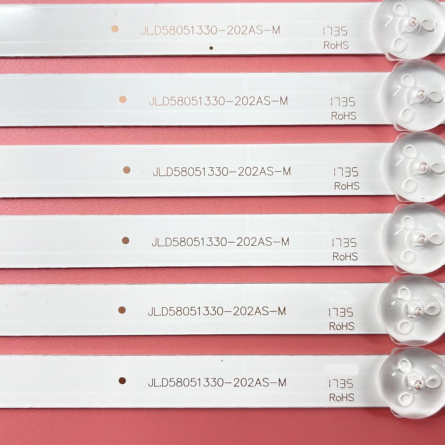 Backlight Lamp for 58 Inch TV Model 58G2A 58G3 58K5D APT-LB17038-58G3-1.2 RDL580WYTD0-002 V580DJ4-MD1 5850-W58006-0P00 Compatible Replacement(20 Pieces for 2TV)