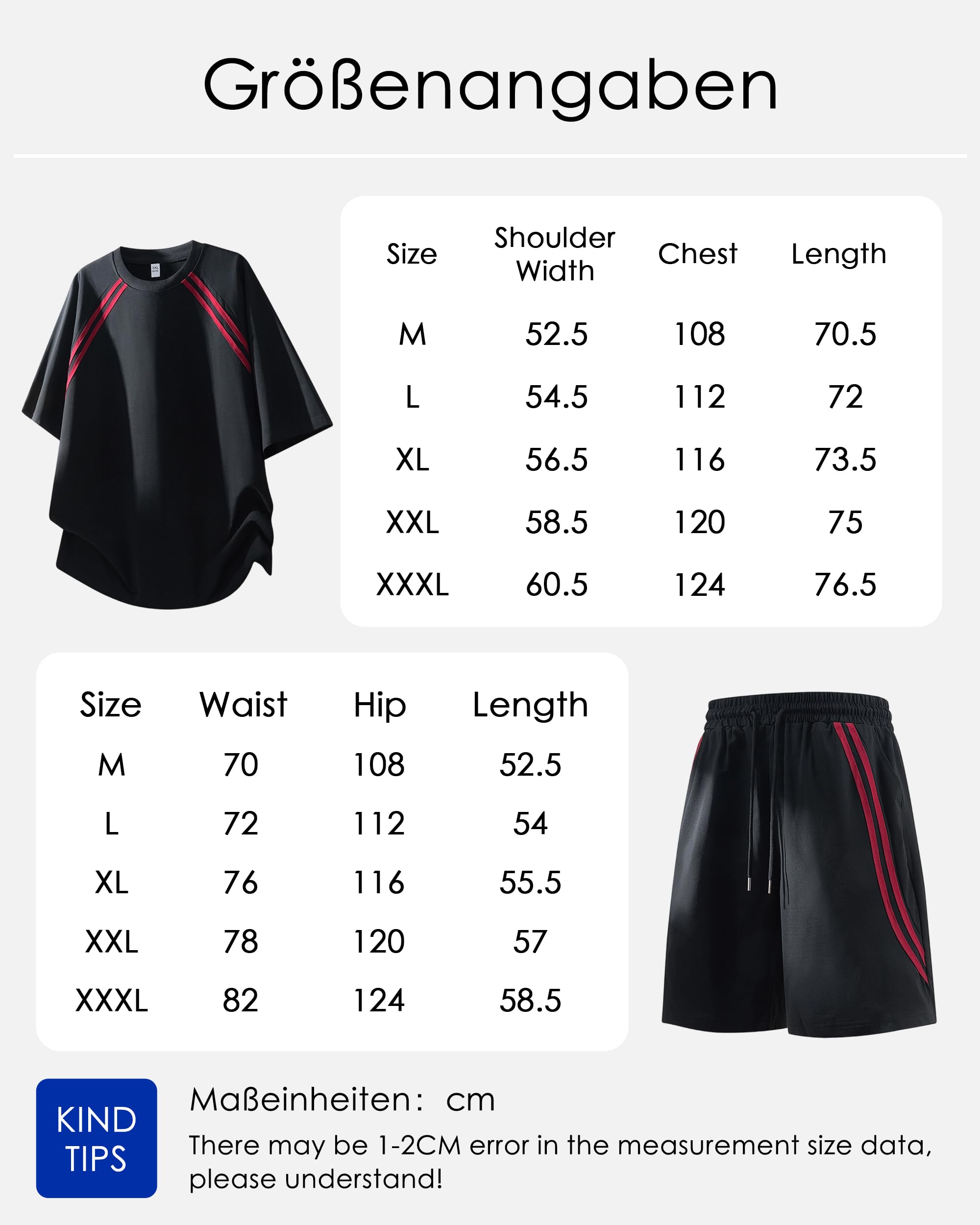 Chándal Para Hombre Conjunto Deportivo De Verano Completo Elegante Holgado Transpirable Ideal Para El Tiempo Libre Tenis Gimnasio Fútbol Golf Y Senderismo.