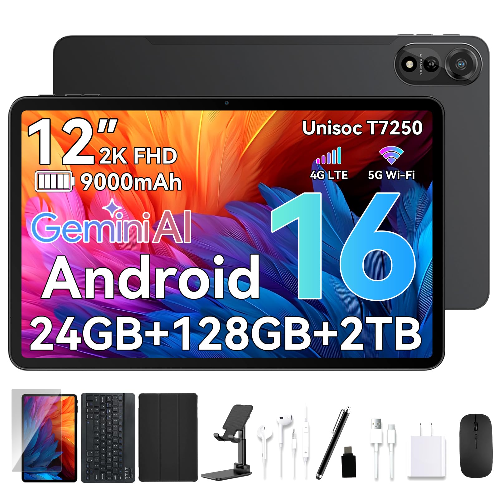 Amazon.co.jp: 【Android 16 タブレット 12インチ 2026初登場】 Nexall 