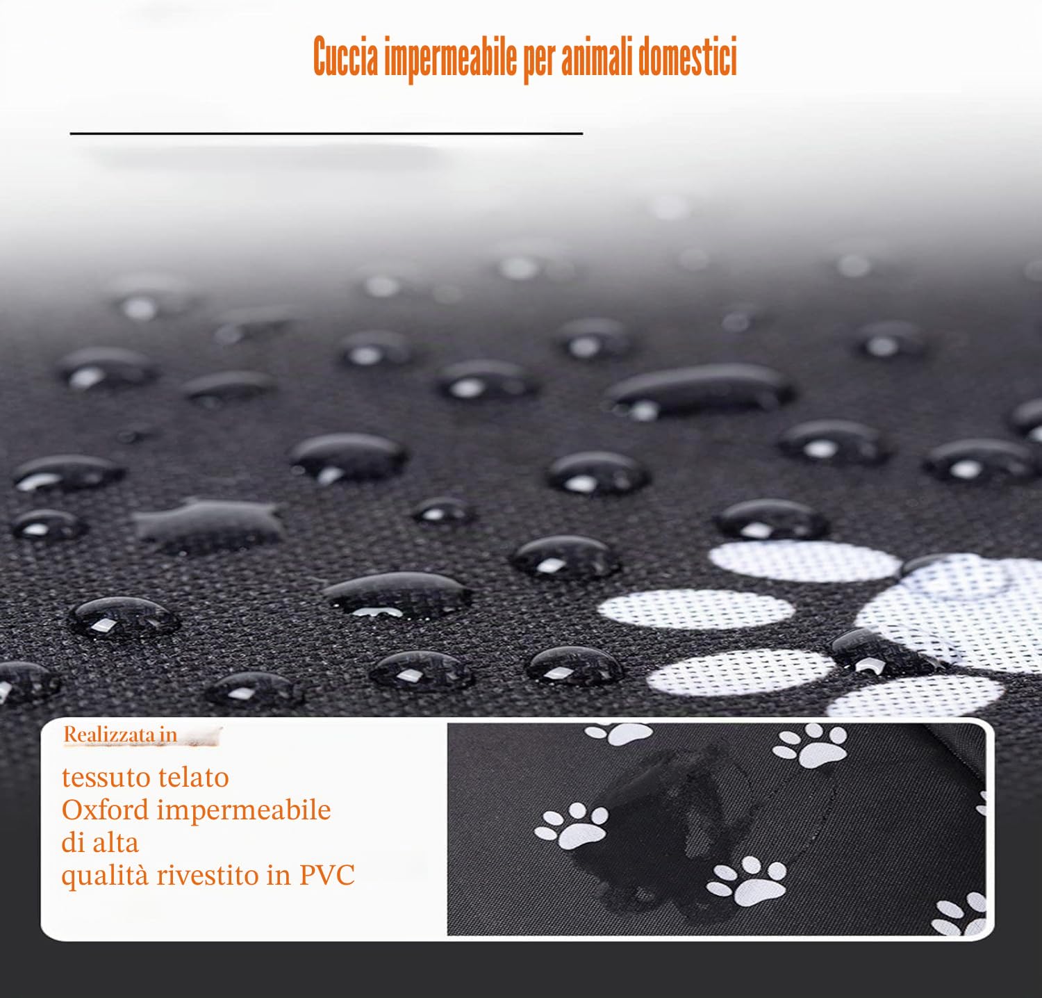 Casetta per gatti per esterni, resistente all'inverno, impermeabile, resistente alle intemperie, per animali domestici, morbida e calda, con cuscino rimovibile per cani