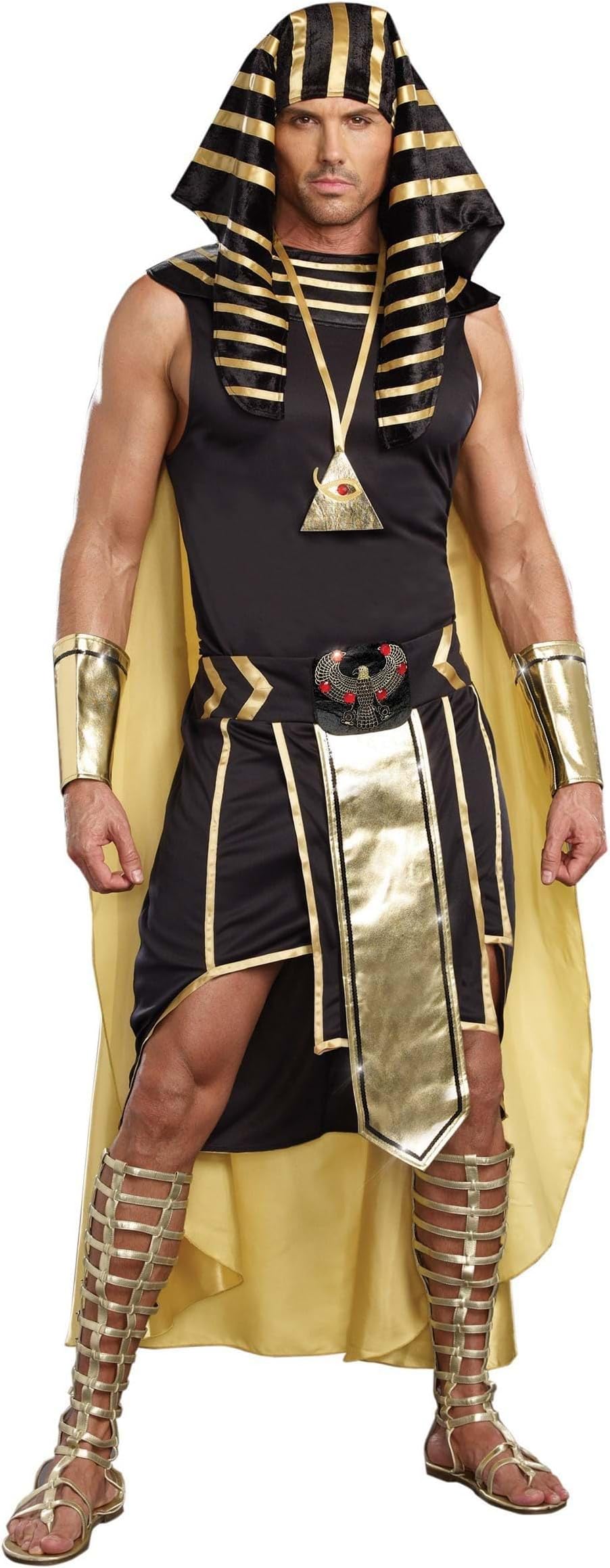 Dreamgirl mens King of Egypt Adult Fashion Costume King of Egypt Adult Fashion Costume (pack of 6)