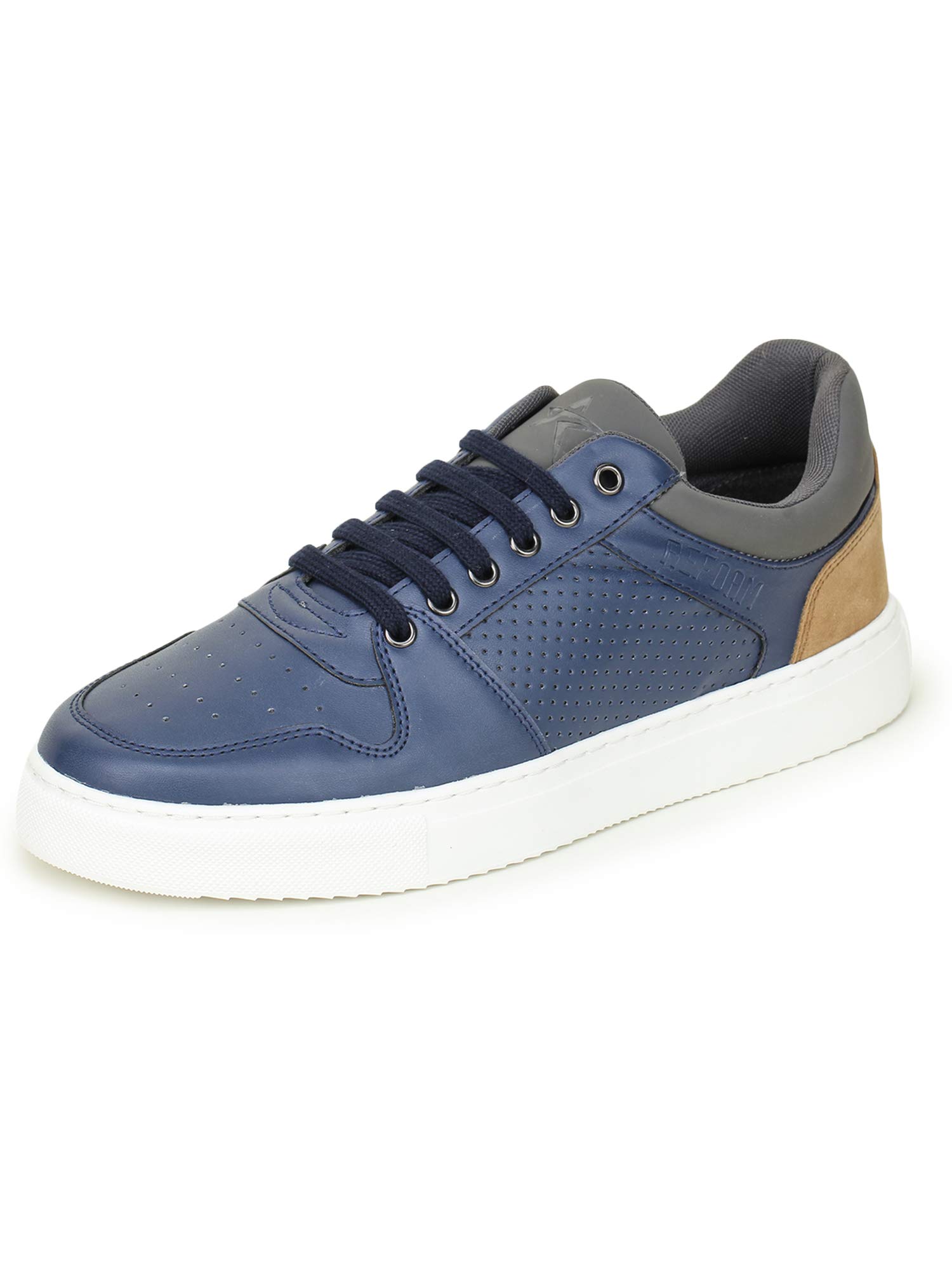 REFOAM Men's Textile Lace-Up Casual Sneaker Shoes