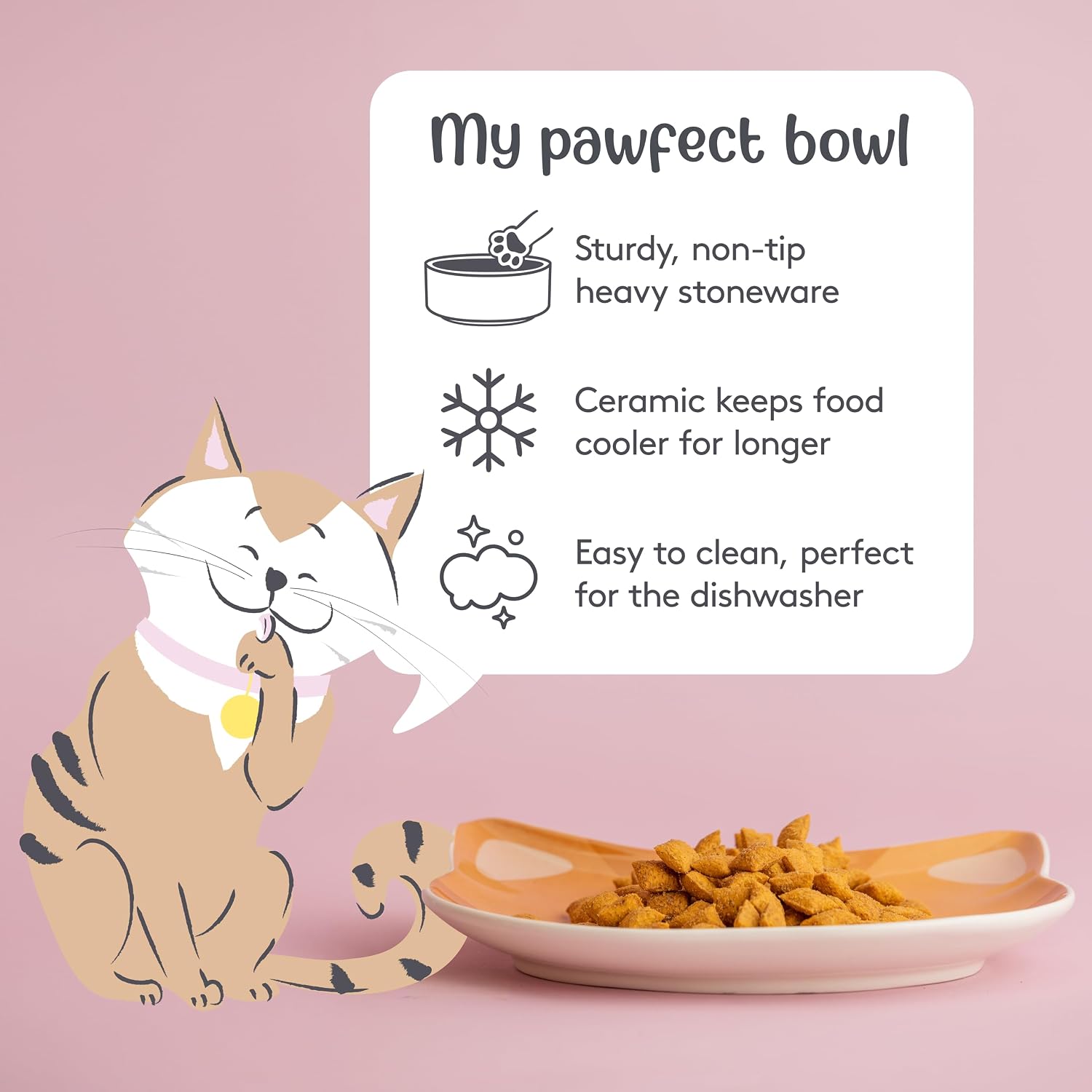 Mason Cash Ginger Stoneware Cat Saucer, 16 CM