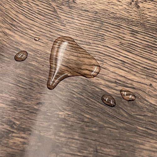 Miniatura 6 de Yifely Papel de estantería de grano de madera marrón retro, autoadhesivo, PVC, revestimiento de cajón, puerta, mesa, adhesivo de 17.7 pulgadas por