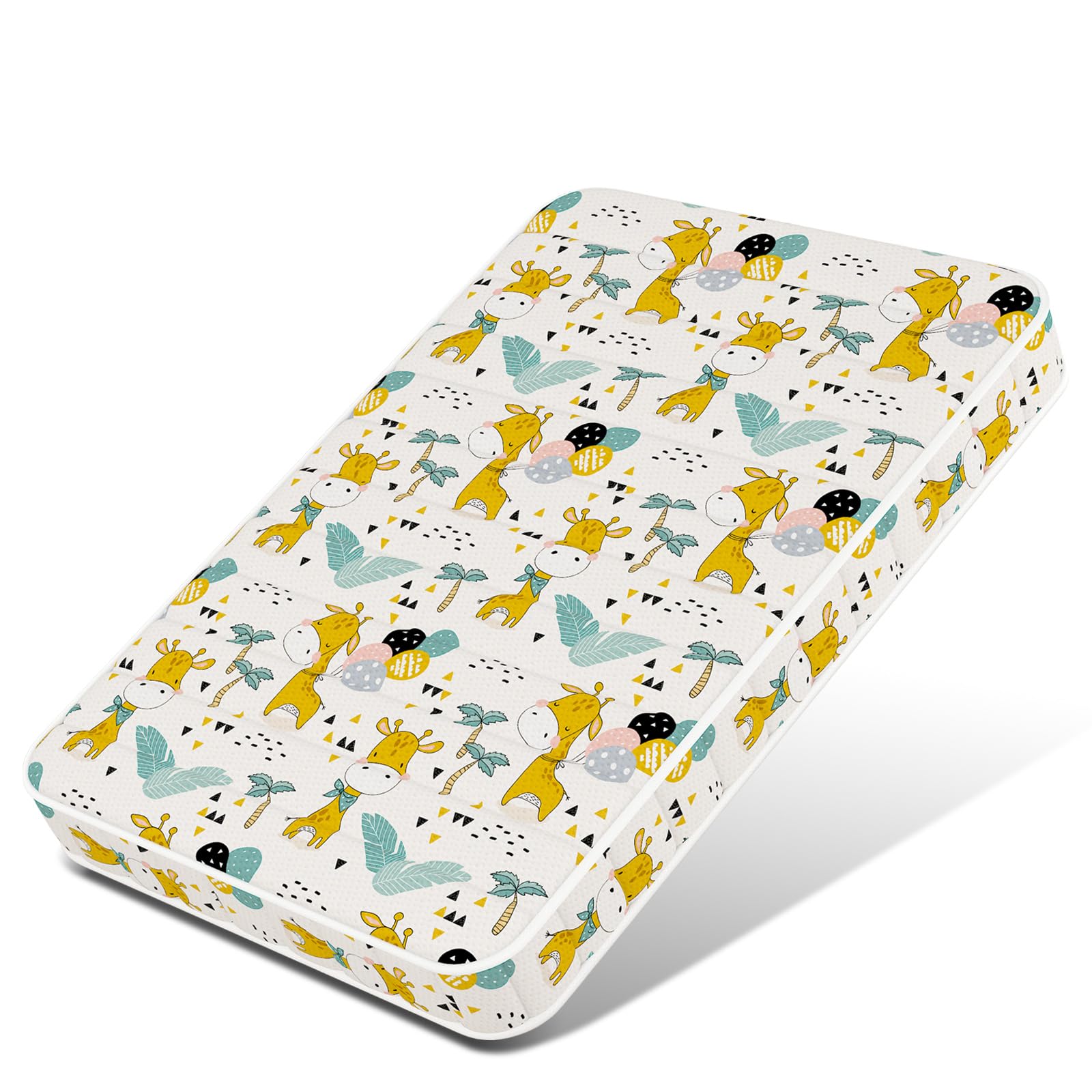 Moonlightfamily 3 Inch 38" Lx26 W Mattress, No Gaps Edge Reinforcement High Density Foam, Odorless and Steady, Certipur-us and Oeko -tex Certified,