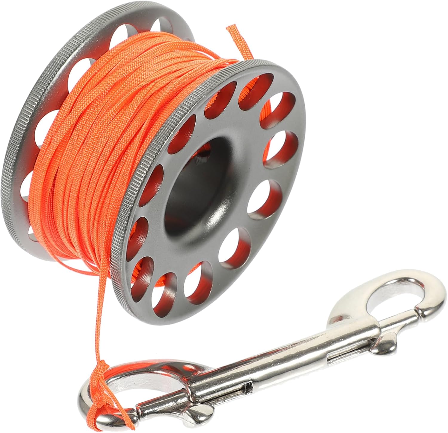 1roll Portable Underwater Diving Spool Reel Line Snap Clip for Scuba Diving Freediving and Snorkeling Accessories