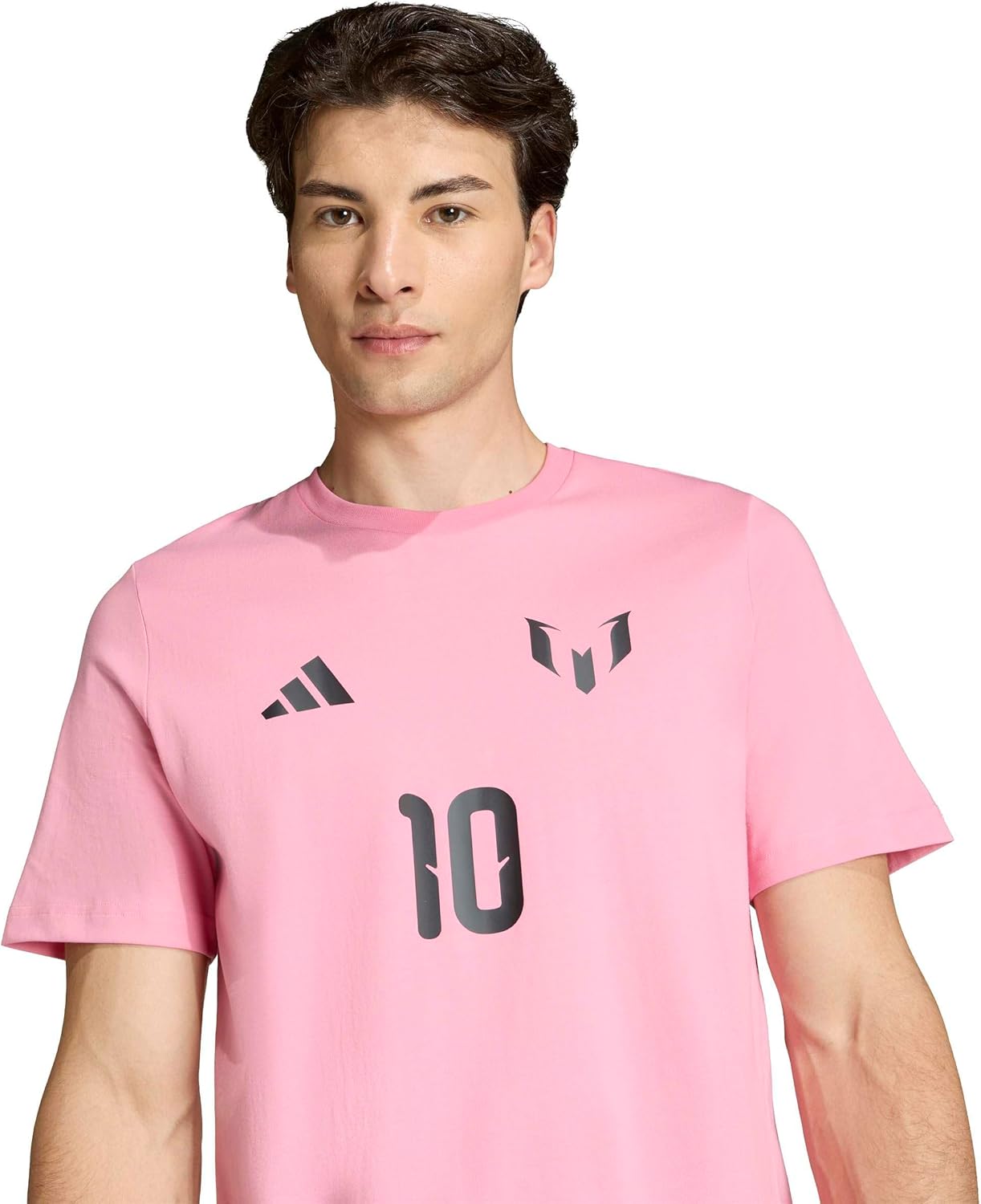 adidas Mens Messi Name & Number Graphic T-Shirt