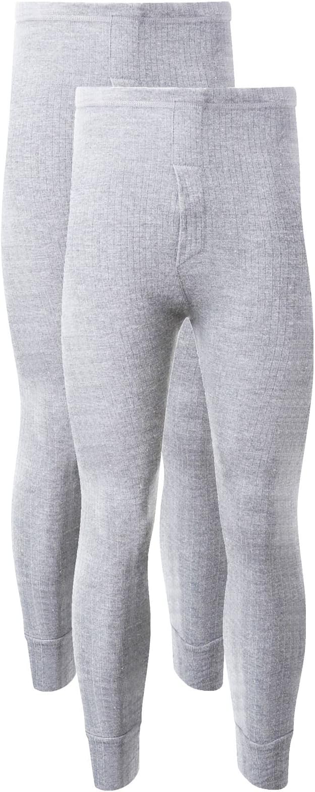 Heatwave ThermalwearHeatwave® Pack of 2 Men's Thermal Trousers Long Johns Warm Underwear Baselayer, S M L XL XXL Thermals