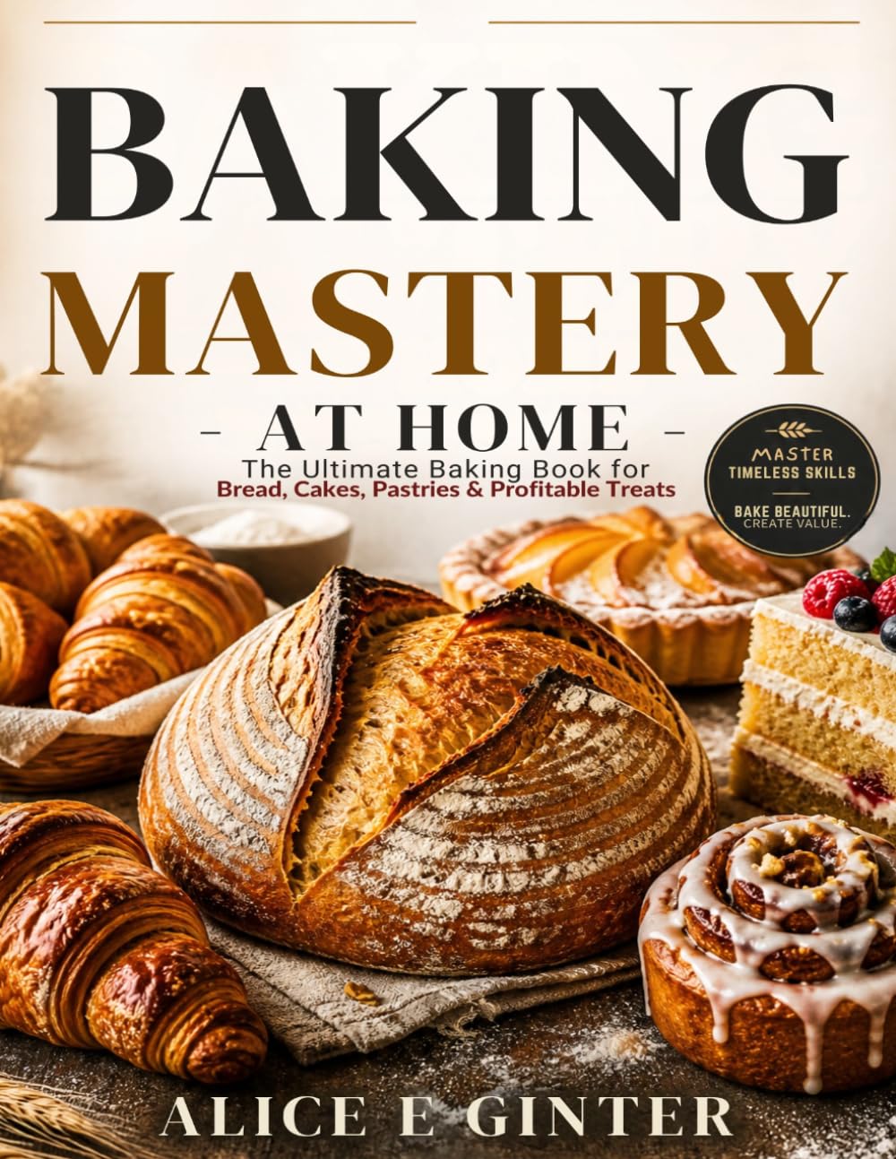 Baking Mastery at Home: The Ultimate Baking Book for Bread, Cakes, Pastries & Profitable Treats