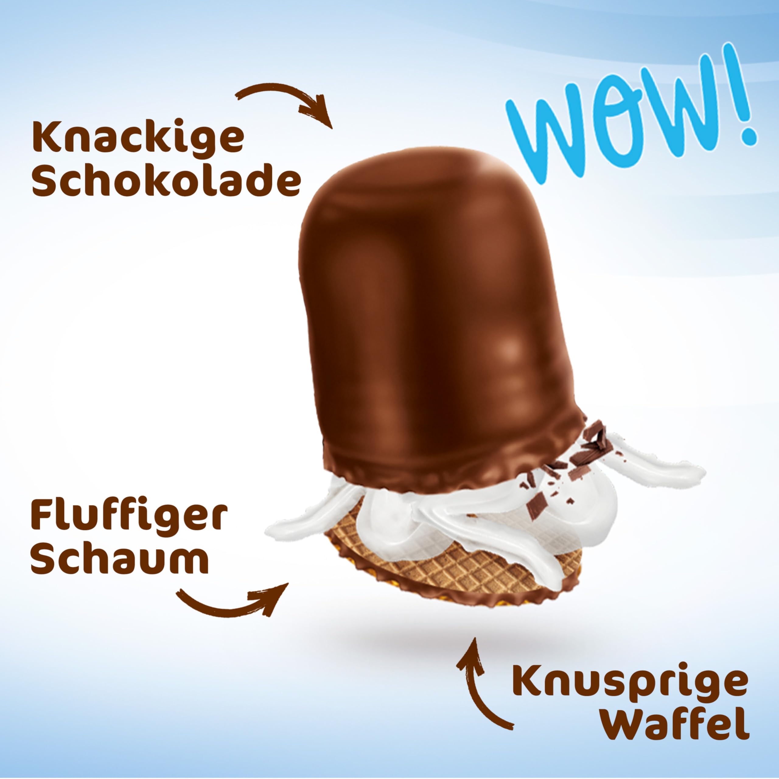 Super Dickmann's Schaumküsse 60-er Partybox (1 x 1680 g) – Schokoküsse mit lockerem Schaum, knuspriger Waffel und umhüllt von Vollmilch-Schokolade