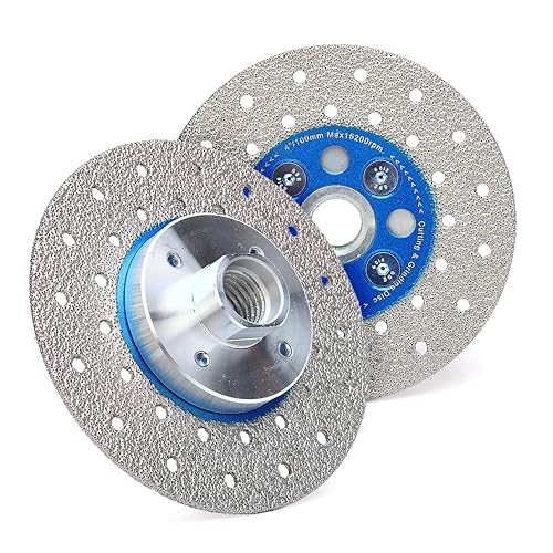 Hoja de pulido de azulejos de 4 "Hoja de corte de granito con corte y molienda de brida extraíble 58-11 para baldosas de granito de mármol Pocelain