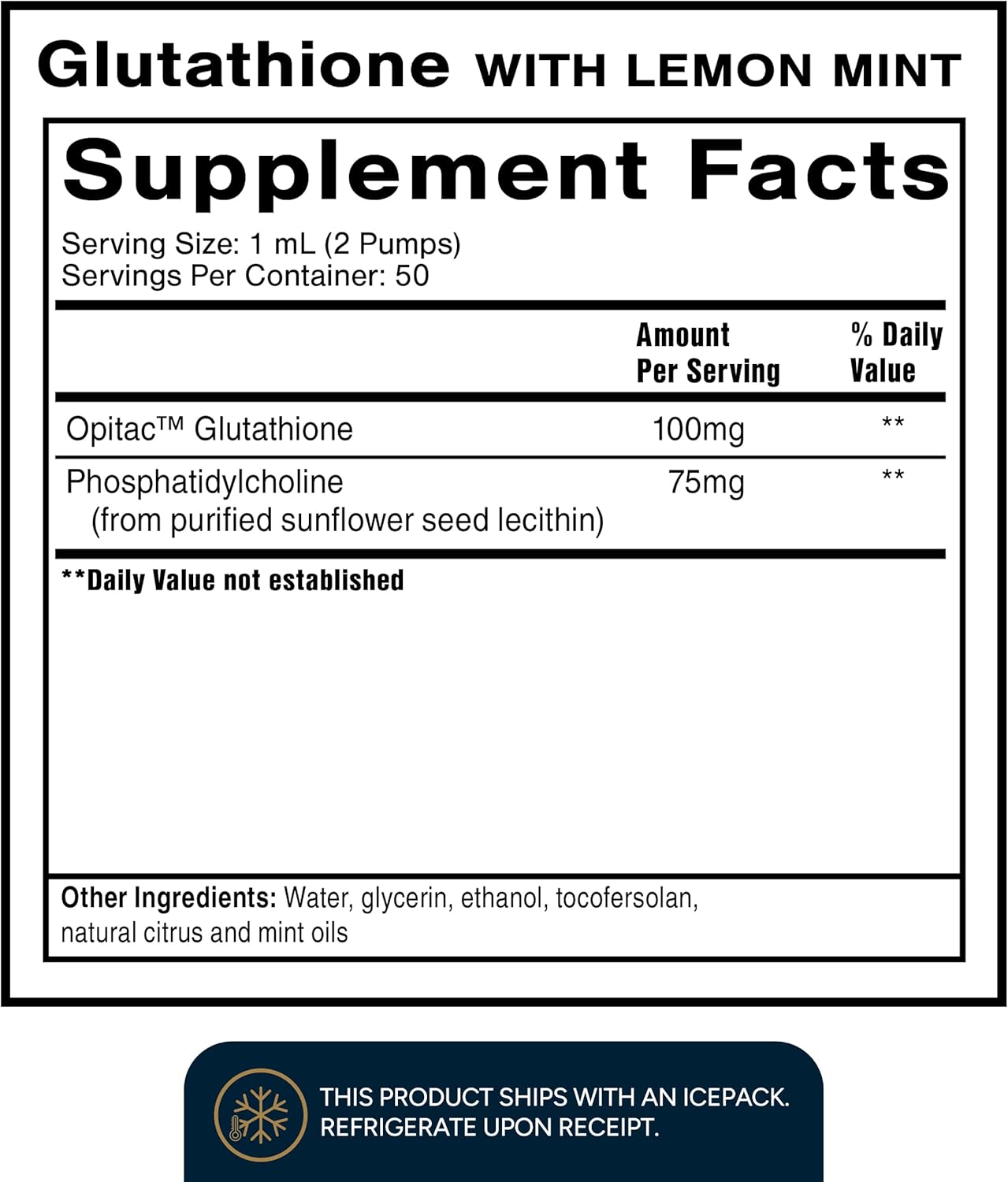 Quicksilver Scientific Liposomal Glutathione - Superior Absorption Oral Glutathione Supplement for Detox & Immune Support - Lemon Mint (1.7 fl oz) - Image 2