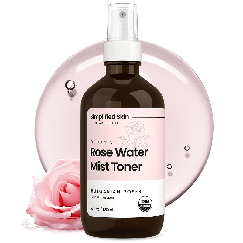 Simplified Skin Spray de Água de Rosas para Rosto e Cabelo