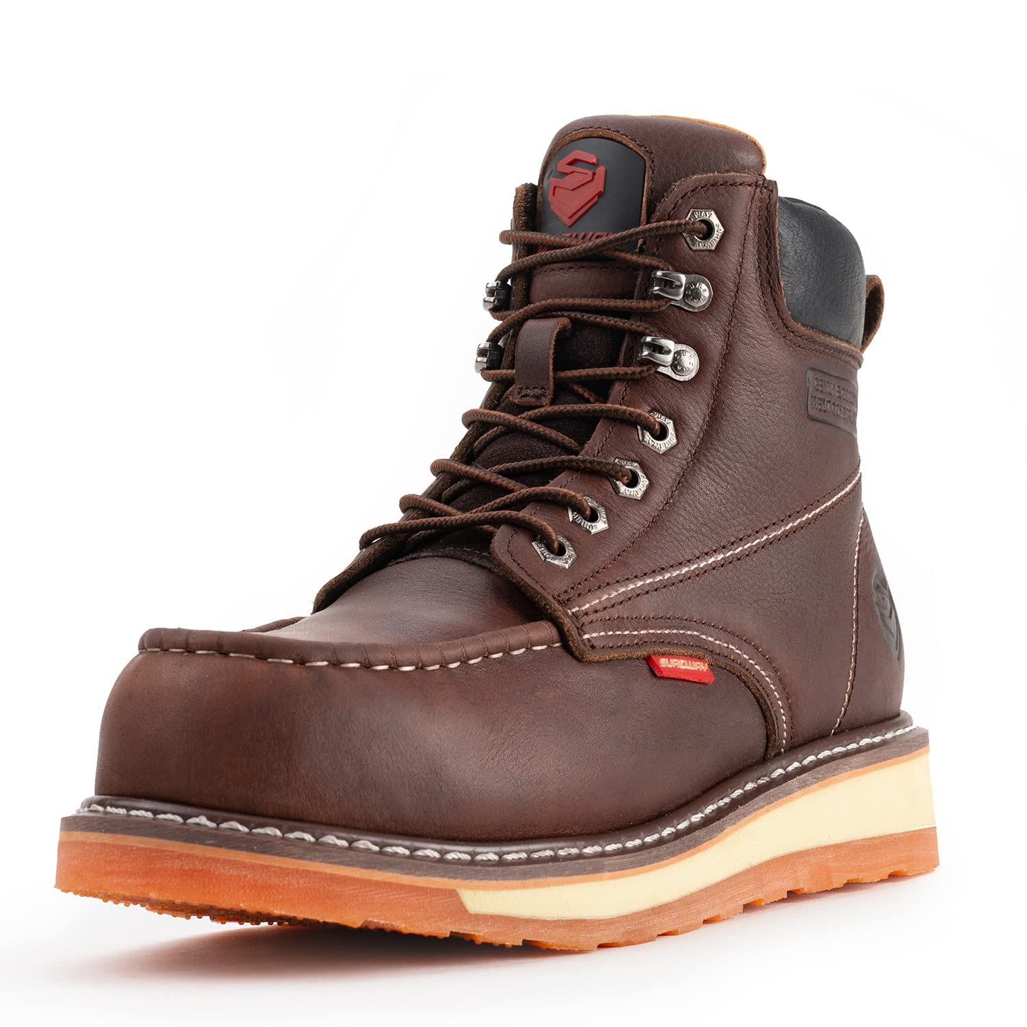 Buy SUREWAY 6” Mens Heavy Duty Work Boots/Shoes for Men,Goodyear Welt