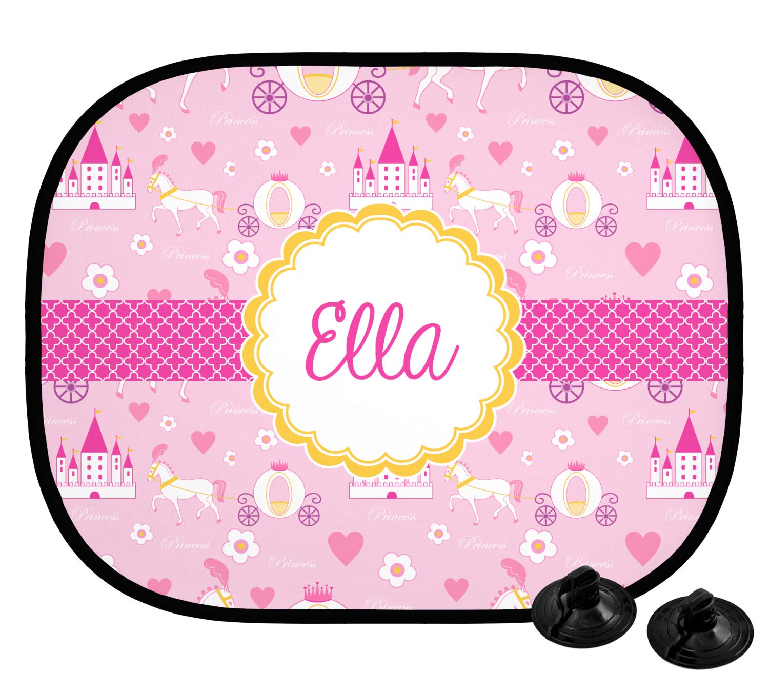 RNK Shops Personalized Princess Carriage Car Side Window Sun Shade