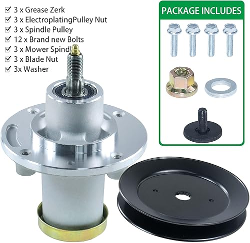 Miniatura 9 de Paquete de 3 unidades 539112170 con polea 153535 539132728 sustituye a la polea 129861, 153535, 173436, 177865, 532177865, 539112171, 5321733. 436,