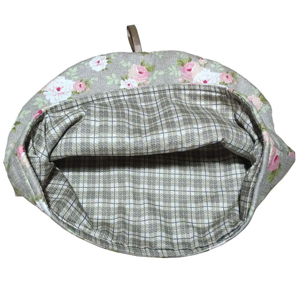 Housse De Théière En Coton Vintage - Imprimé Floral Écossais Rouge - Isolation Thermorégulatrice
