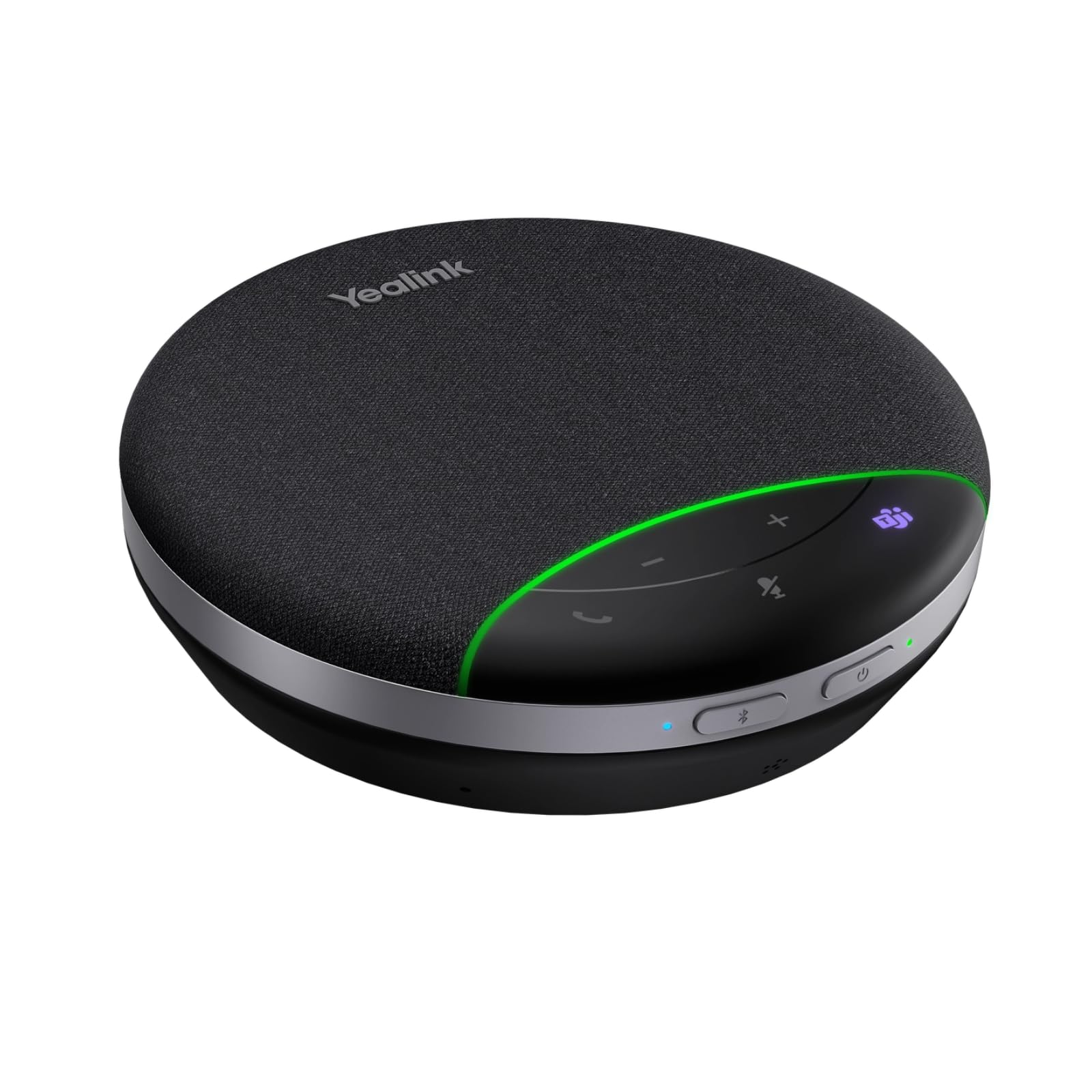 Yealink SP92 Altoparlante e microfono per conferenze da ufficio, altoparlante Bluetooth portatile con USB, microfono con cancellazione del rumore AI, 20 ore di chiamata, per piccole sale riunioni