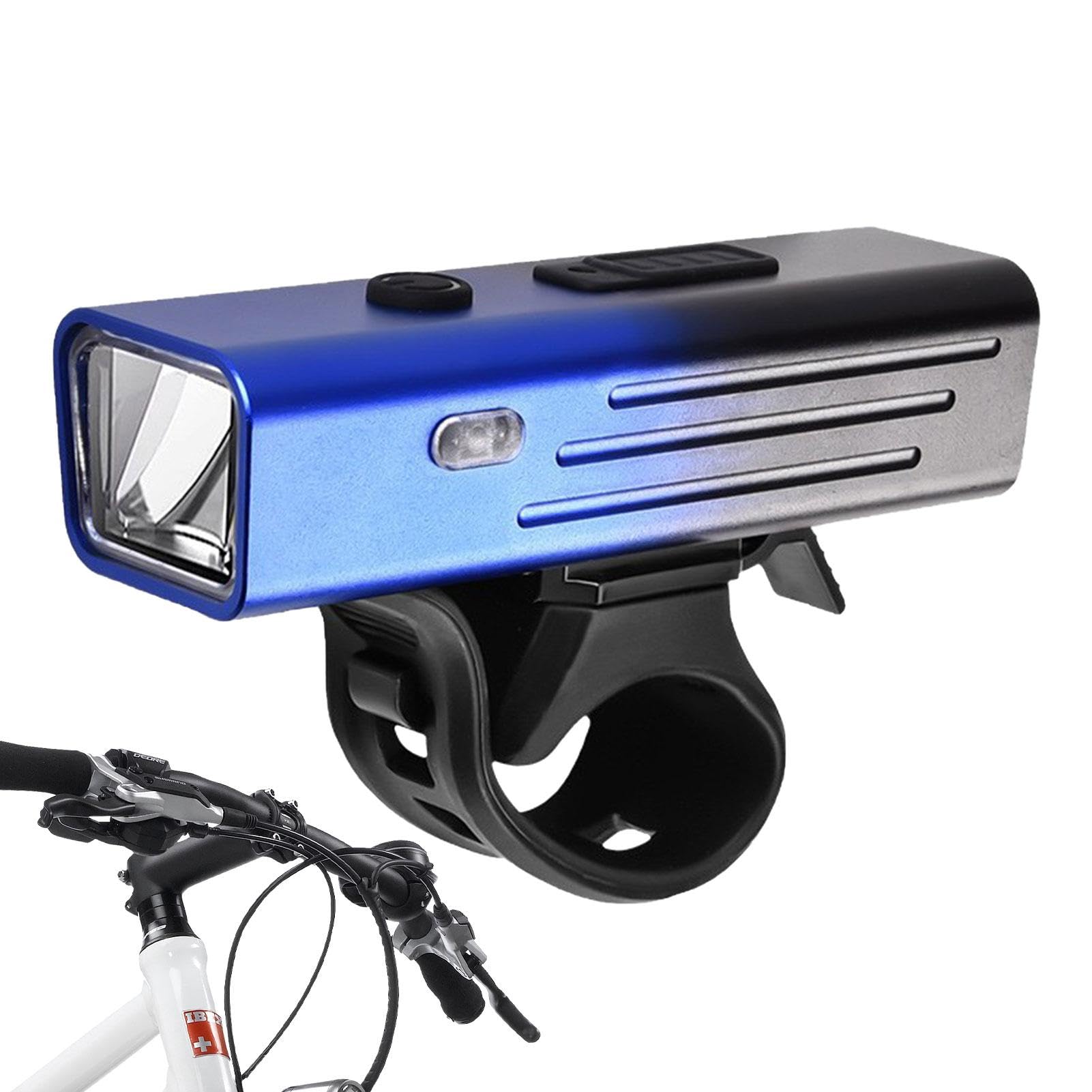 Faro Bici LED Ricaricabile Kit Luci Bici Super Luminose 17000LM - Faro Anteriore LED E Posteriore, Impermeabile IP65, Ricaricabile Kit Luci Anteriore Posteriore - 12