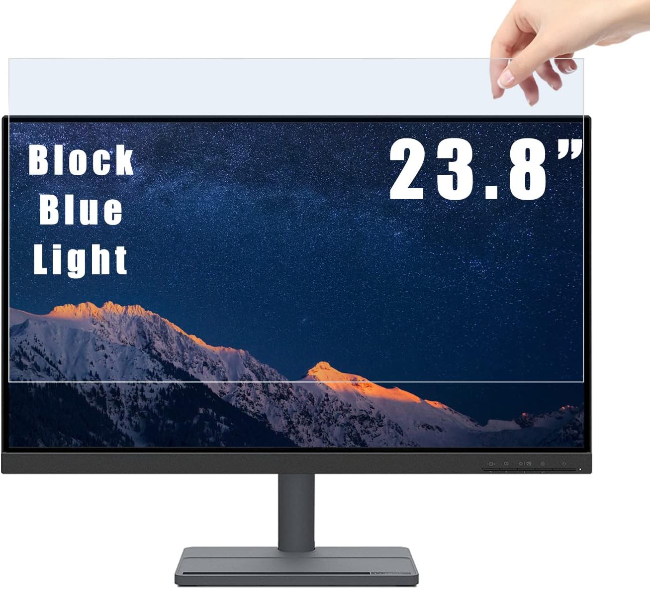 24 Inch Blue Light Blocking Screen Protector for Computer Monitor