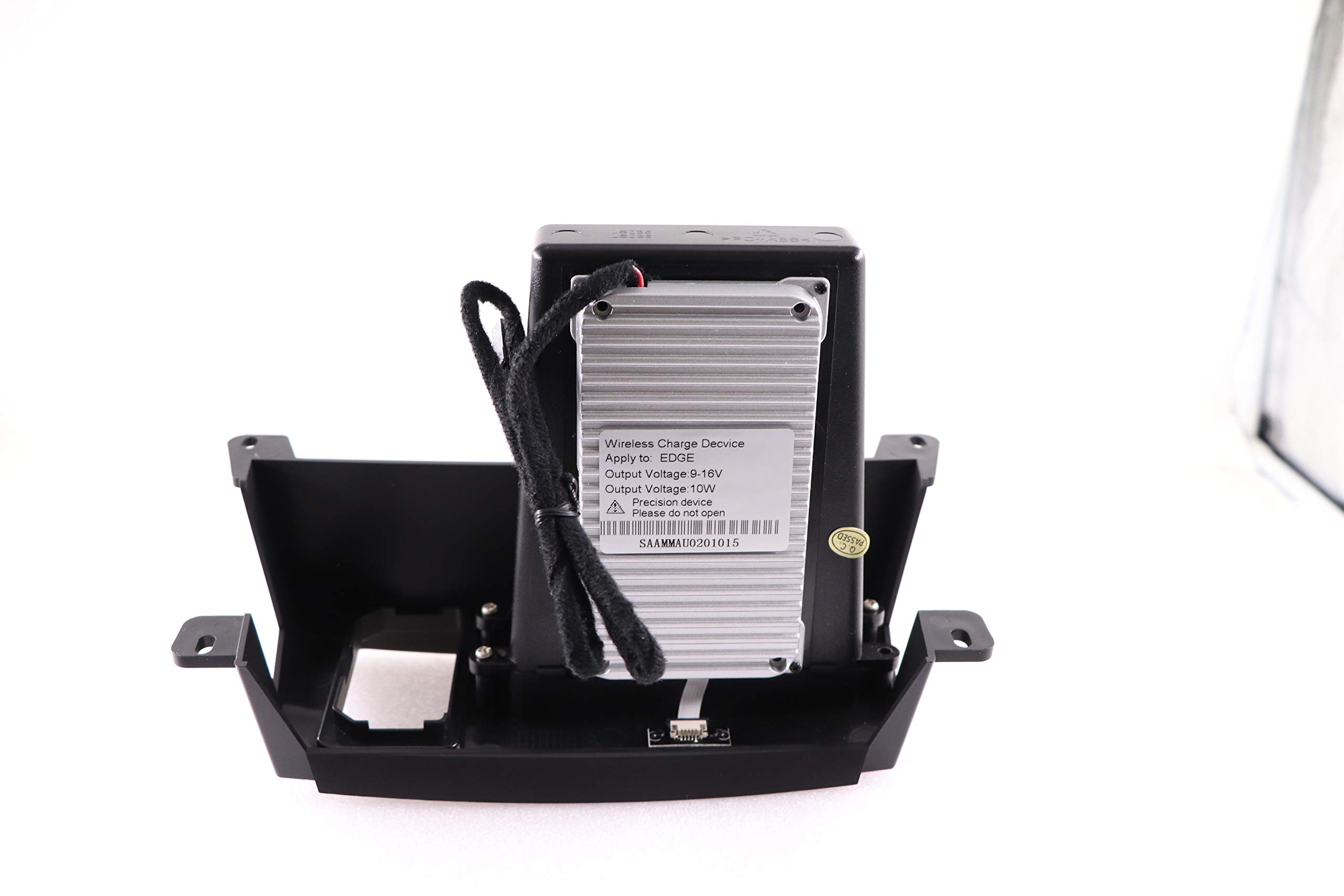 Cargador inalámbrico para teléfono de coche para Ford Edge 2018 2019, carga rápida, placa de almacenamiento de consola central, caja de almacenamiento Acce