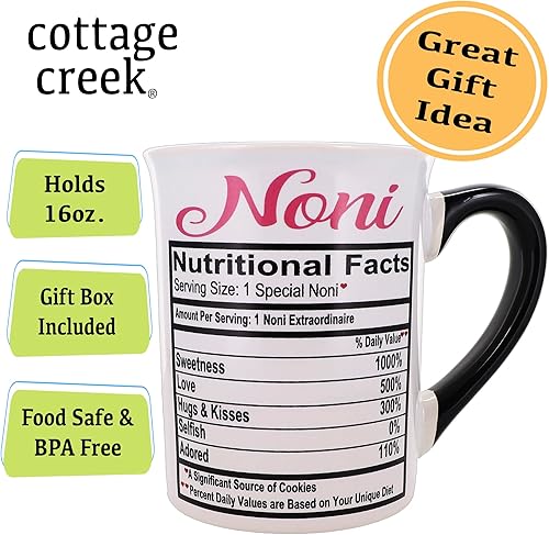 Miniatura 3 de Nana's Noni - Taza de café de cerámica grande, perfecta para abuela, papá, noni, regalos de mujer, cumpleaños y Navidad