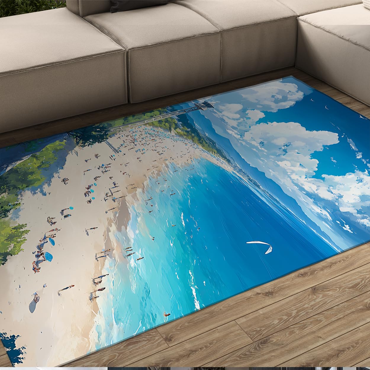 Tapis de vacances antidérapant 60x120cm pour sécuriser et décorer le sol