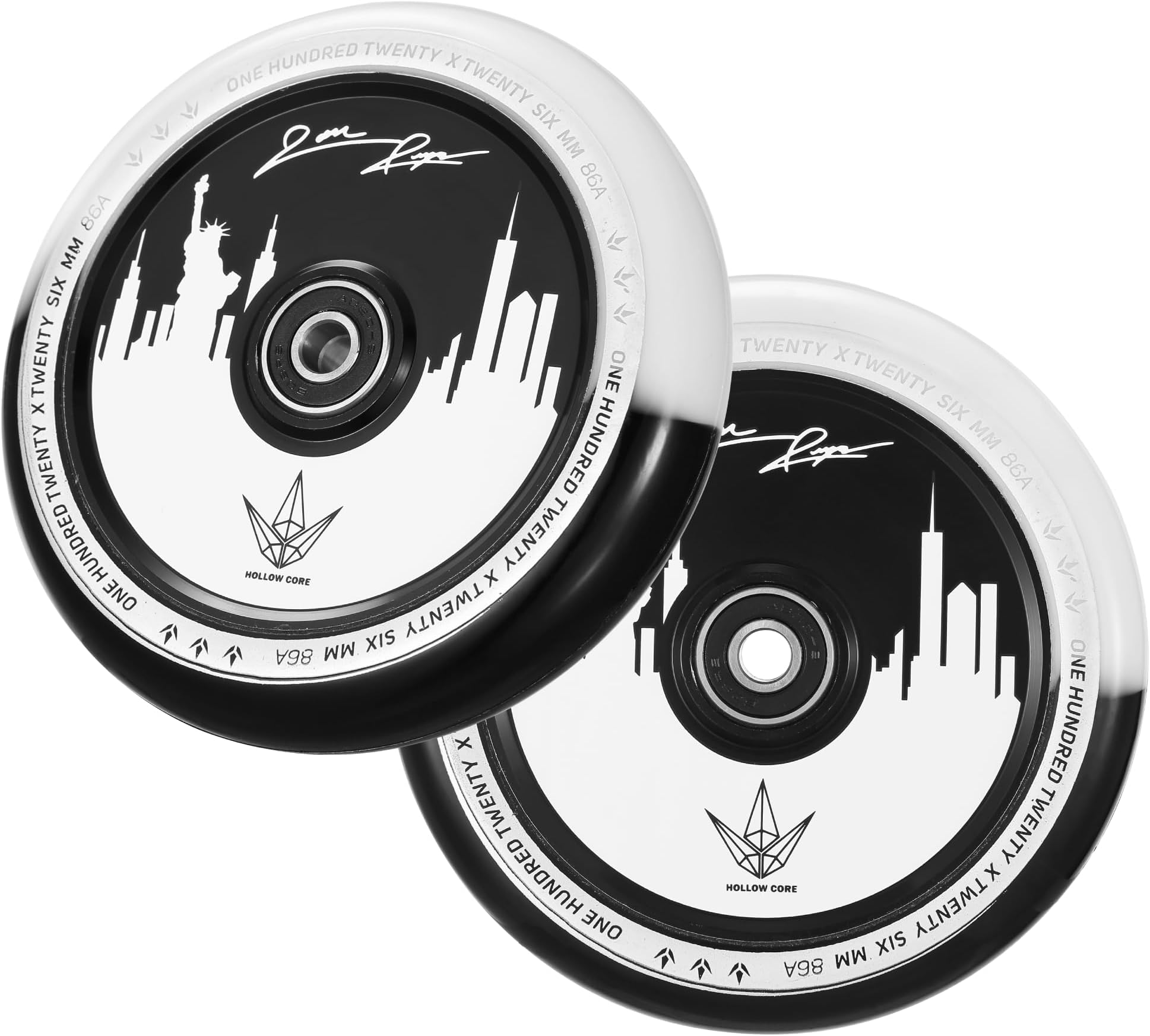 Envy Scooters Jon Reyes Signature Wheels Pair - 120mm x 26mm - Black/White