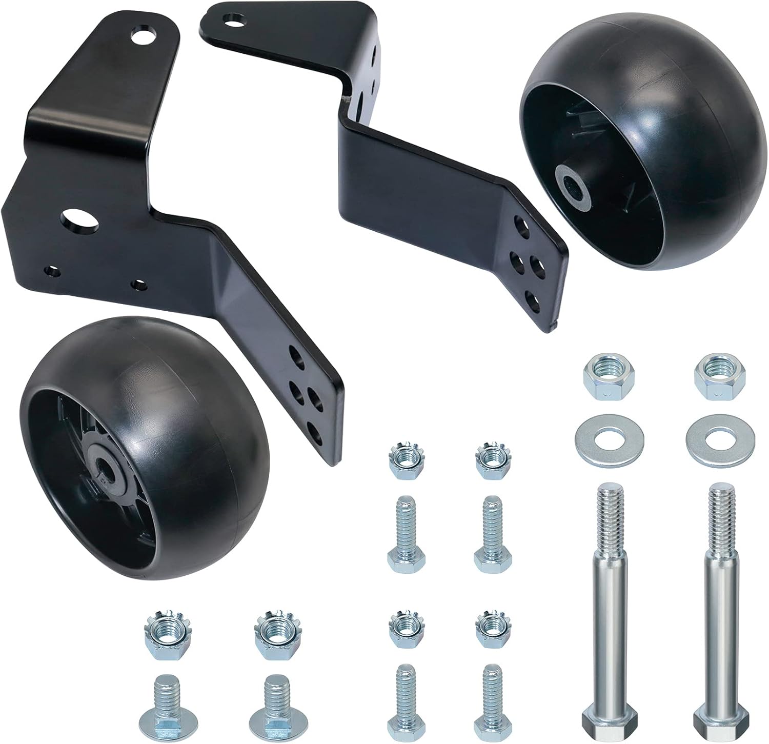 KOOTANS 42" Deck Gauge Wheel Bracket Kit for Husqvarna AYP Poulan Ariens Craftsman 532181040 525509501 YTH22V42 YTH2042 YTH18542 GWN42B Lawn Mowers and Tractors