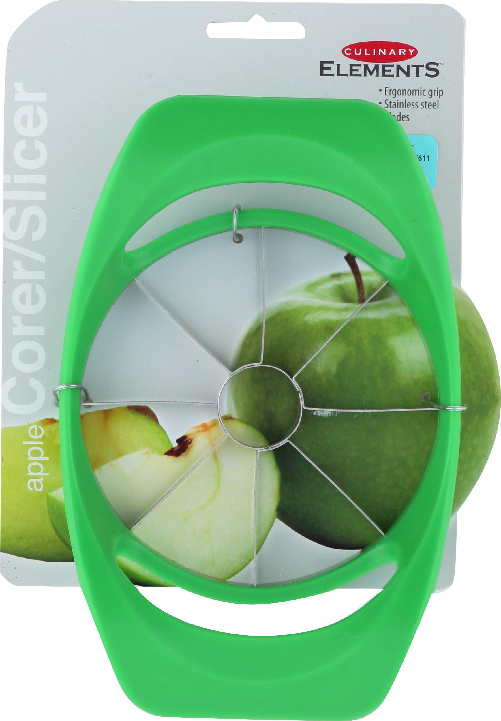 Culinary ElementsApple Corer and Slicer with Stainless Steel Blade for Precision Cutting, 1-pack