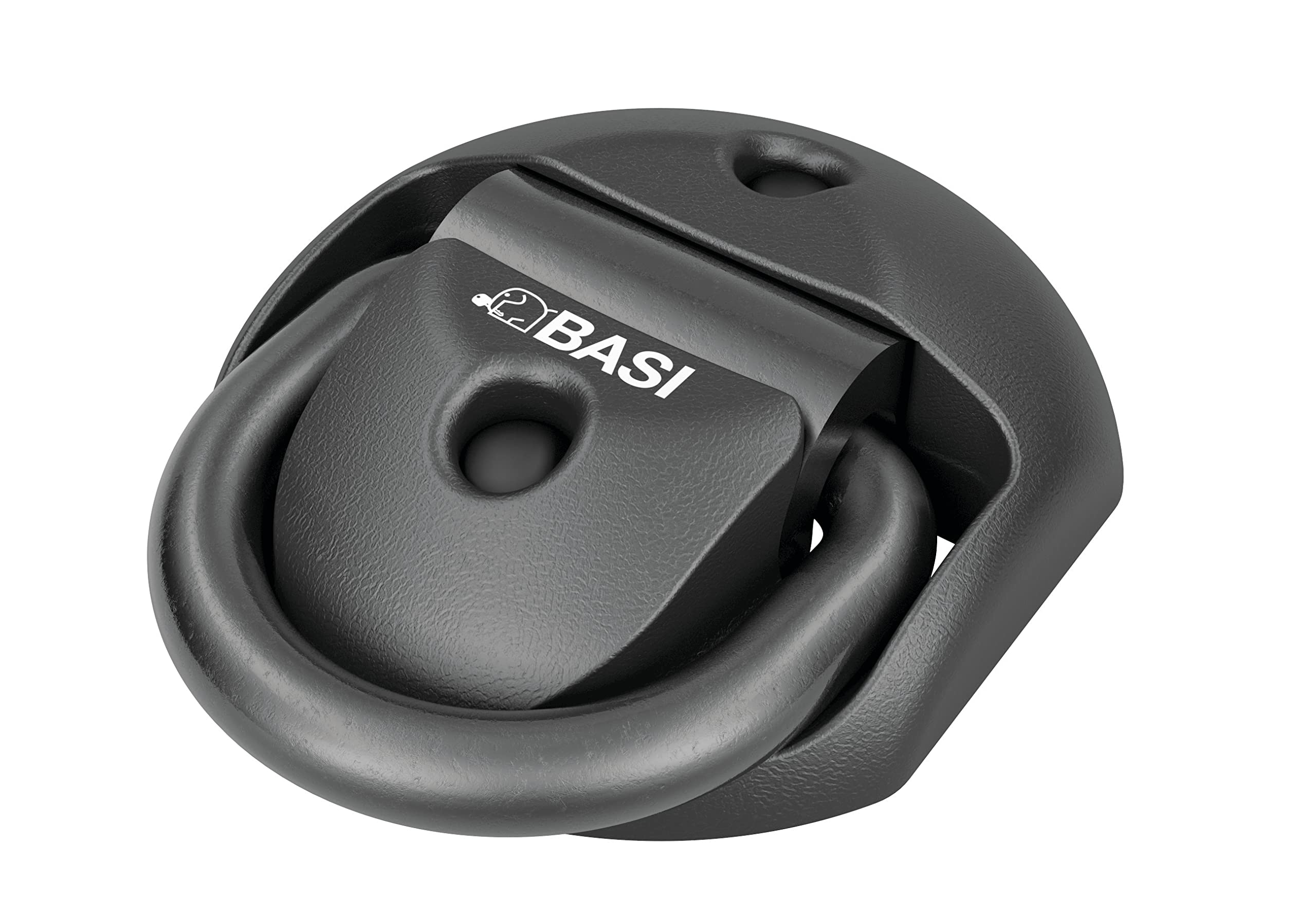 BASI Ancrage mural au sol - Antivol pour vélo, scooter, moto - Haute sécurité - Ancrage de fixation pour garage, cave, mur de maison - Arceau en acier pliable - Épaisseur de l'anse Ø 14 mm