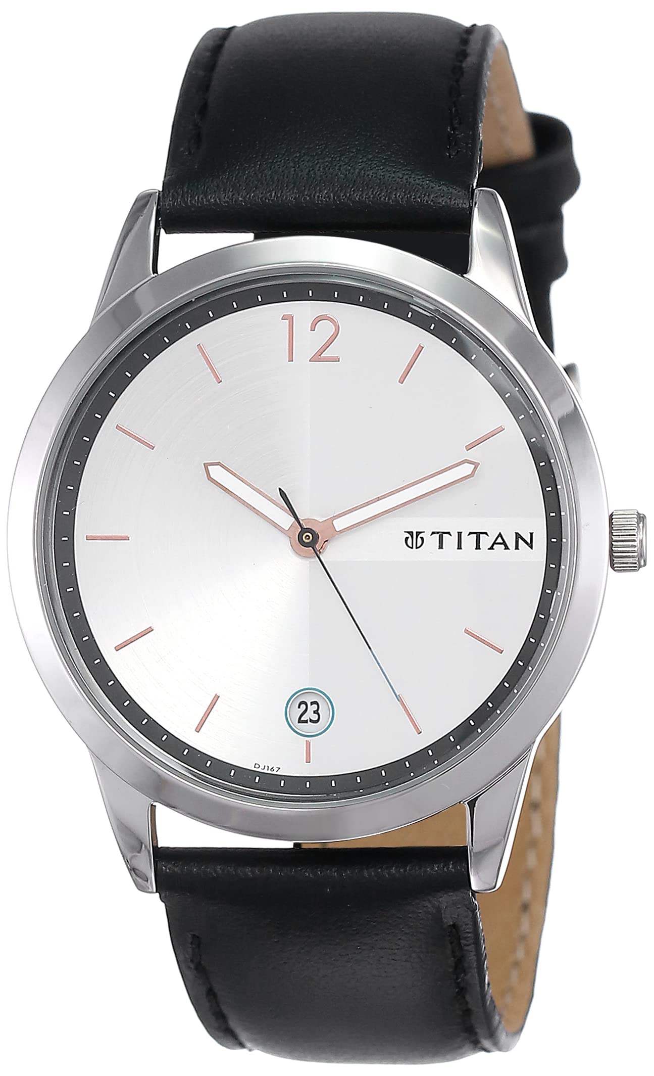 Titan Men Leather Neo Analog White Dial Watch-Nm1806Sl01 / Nl1806Sl01/Np1806Sl01, Band Color-Black (B07Q1G3HVJ) Amazon Price History, Amazon Price Tracker