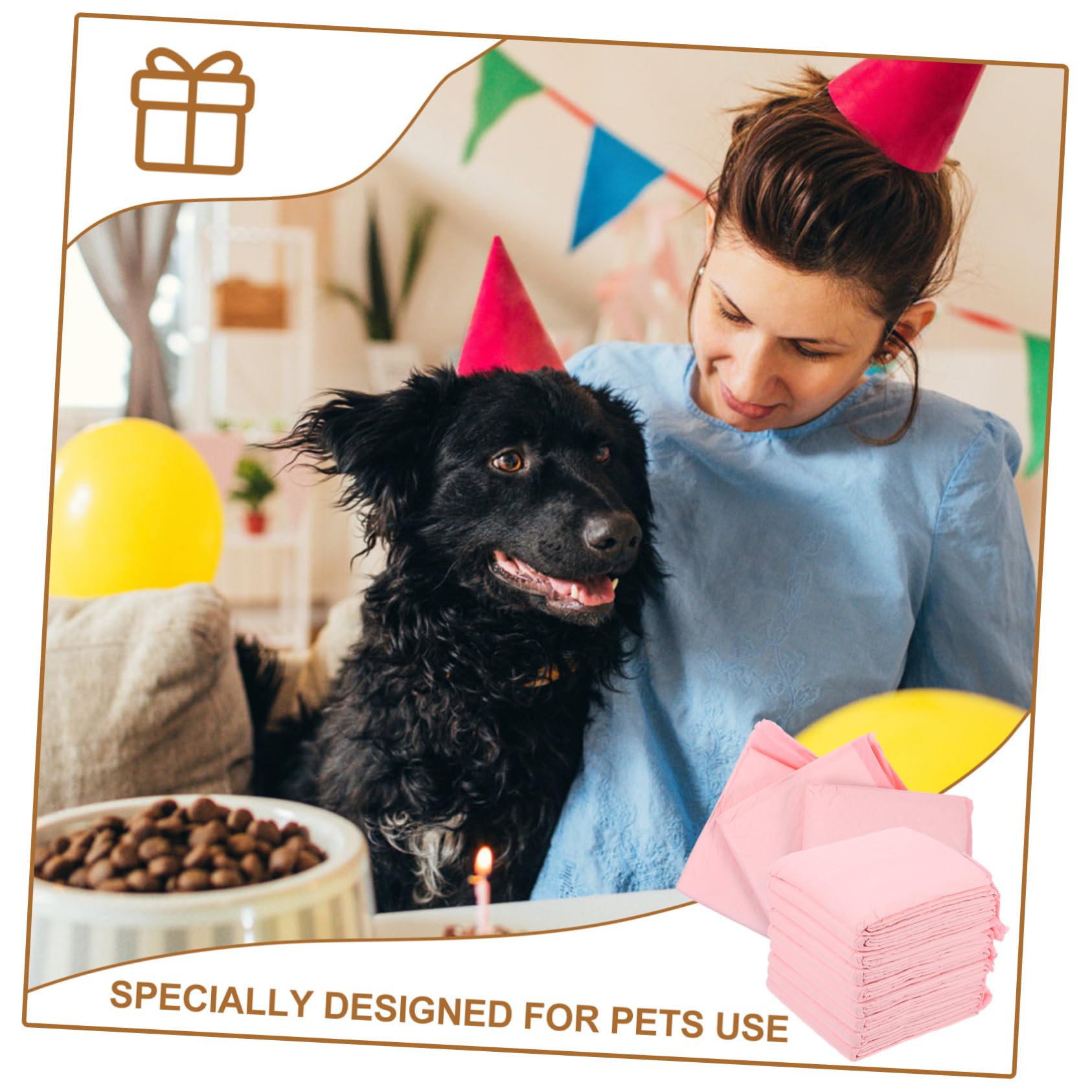 Tappetino Assorbente per Cani e Cuccioli Rosa 40 Pezzi