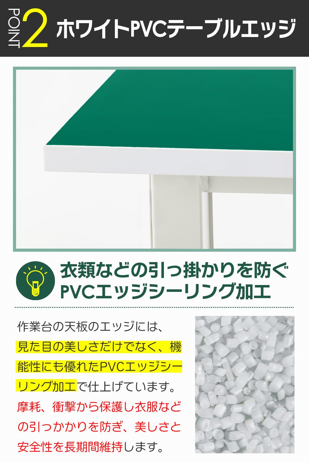 Amazon.co.jp: 【4サイズ展開】大型 作業台 幅244cm×奥行122cm 