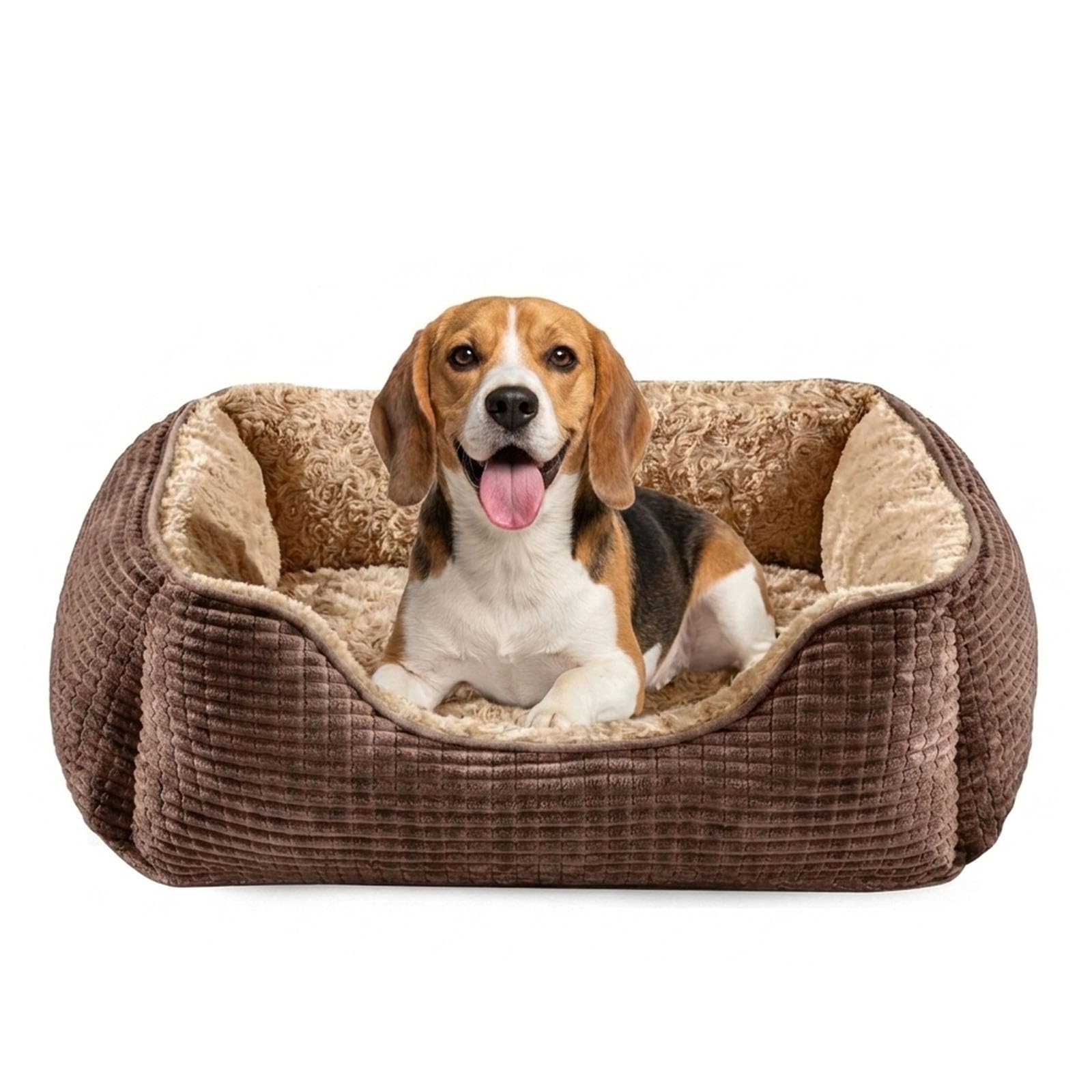 JOEJOY Medium Dog Bed Washable Pet Bed, Orthopedic Calming Dog Bed, 63x53cm — image 1