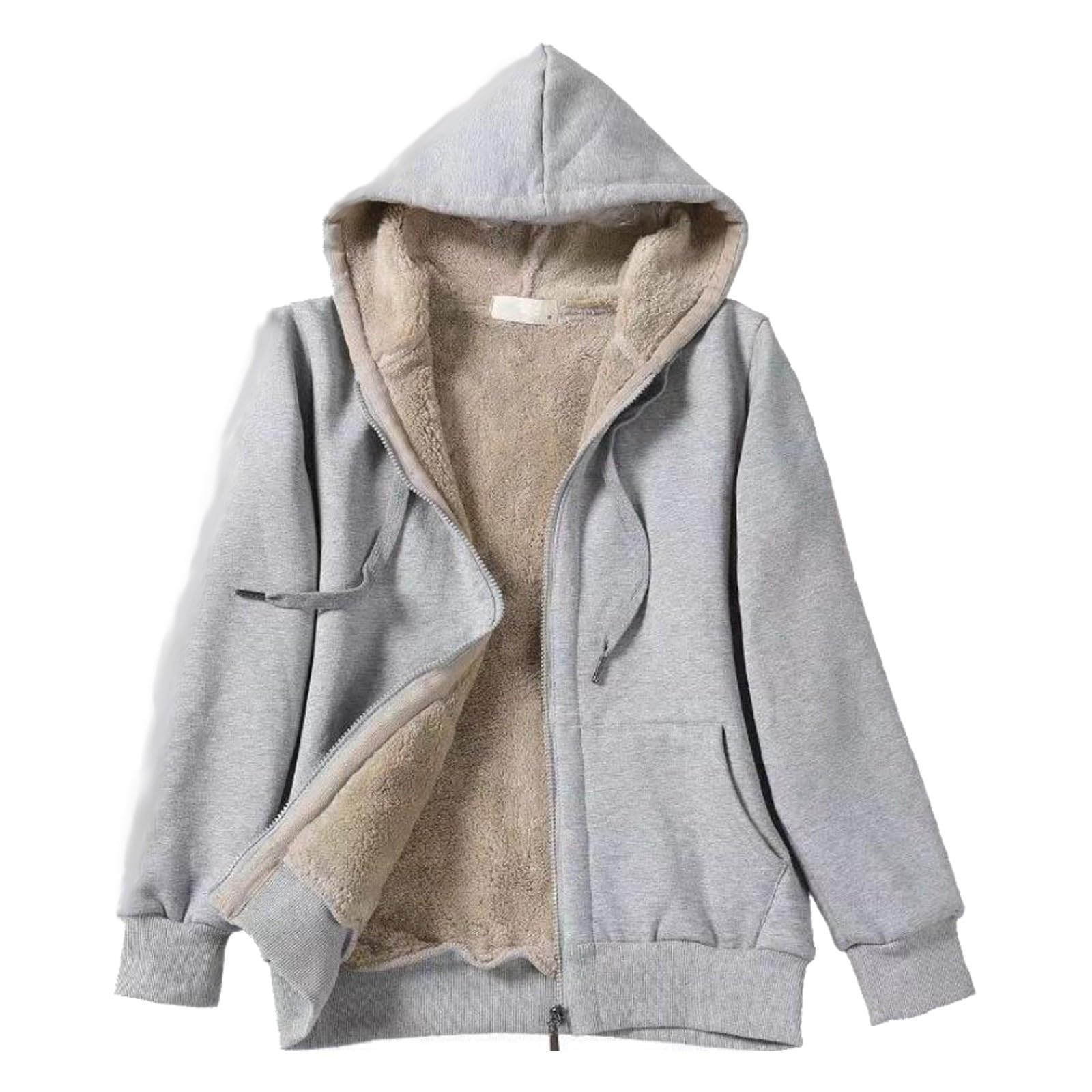Kapuzenpullover mit Reißverschluss für Damen 2026, langärmelig, mit Kapuze, Jacken, modisch, cool, sportlich, trendig, einfarbig, Pullover, Herbst, Y2K, adrett, Workou, Anime, niedlich
