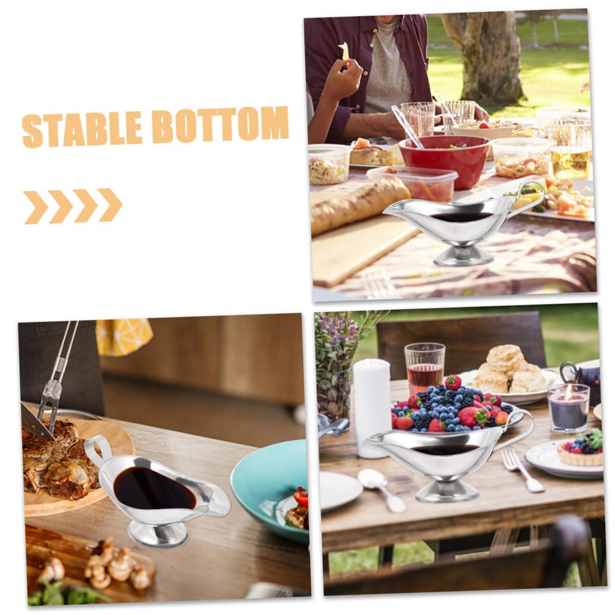 KICHOUSE 2pcs Juice Boat Mini Pitcher Sauce Pitchers Seasoning Jar Gravy Boats Gravy Dispenser Condiment Bowls Serving Bowls Gravy Jug Metal Sauce Cup Stainless Steel Gravy Boat Gravy Dish