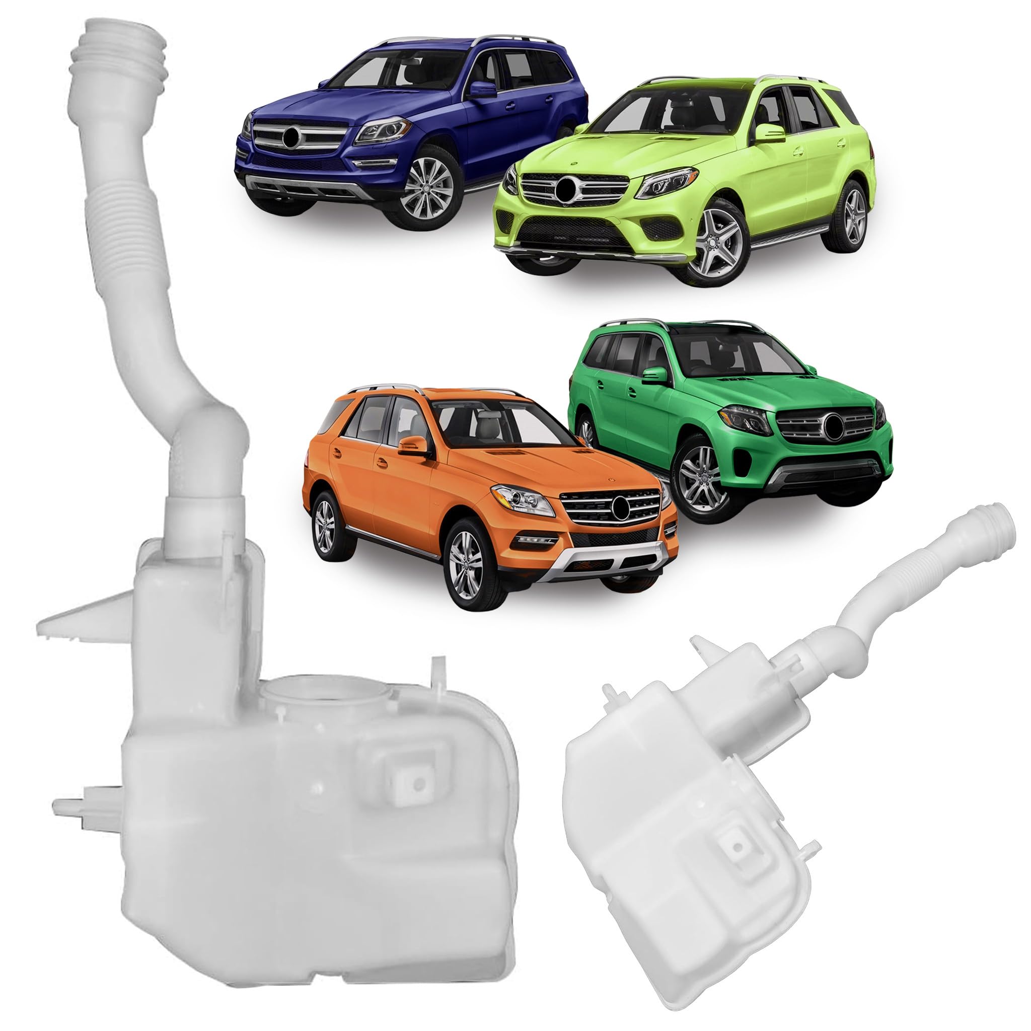 Windschutzscheibenreinigerbehälter OEM A1668690720, passend für MERCEDES GL/GLE/GLS/ML 2011-2015, Fahrzeugkühlungsteil