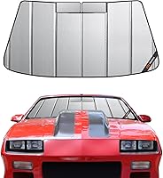 Vista 17 de Parasol para parabrisas para Chevrolet Camaro 1967-1969, 2 puertas, techo rígido, ajuste personalizado, parasol para ventana delantera, protección