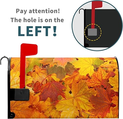 Miniatura 72 de Winter Cardinal Birds - Funda magnética para buzón, tamaño estándar de 25.5 x 21 pulgadas, diseño de pájaros rojos navideños para buzón