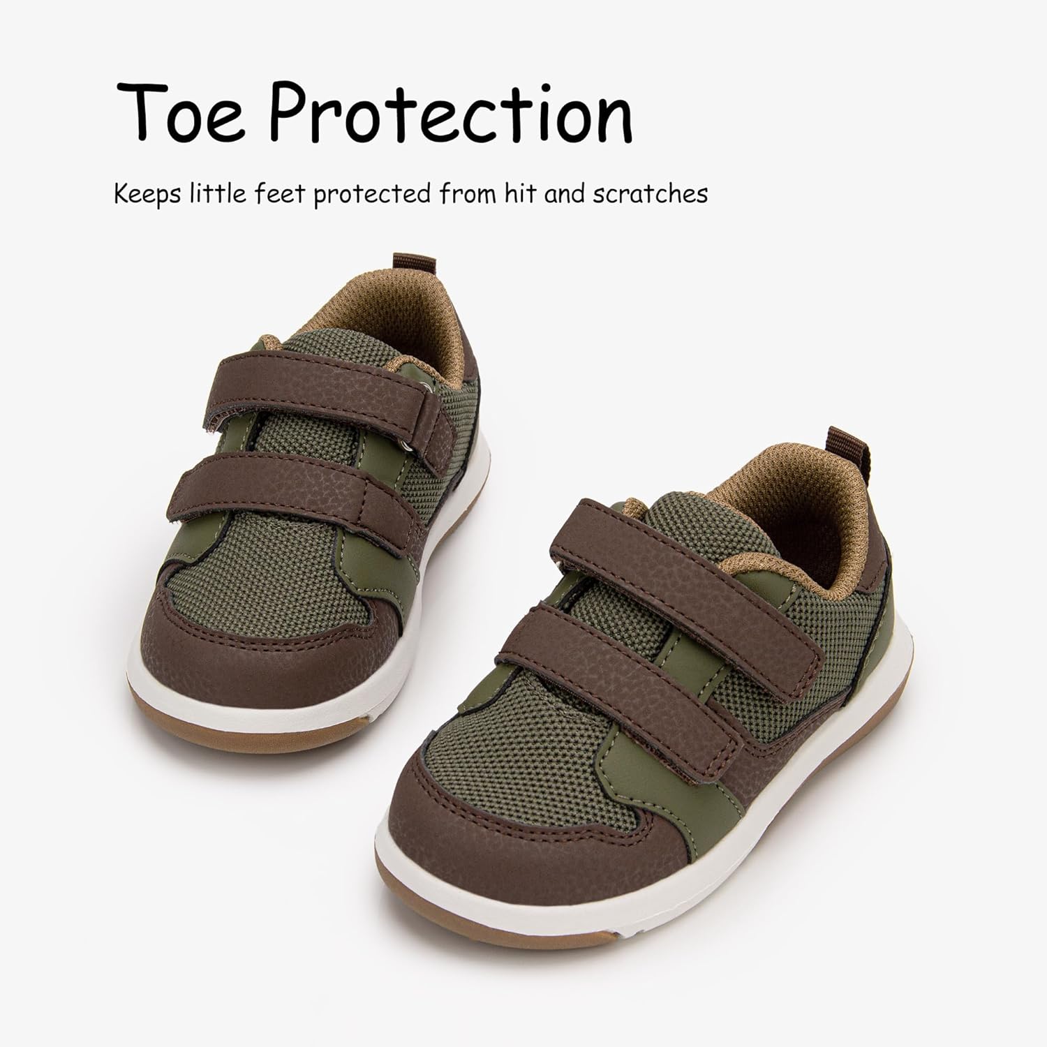 SKYWHEEL Toddler Boys Girls Tennis Shoes Kids Slip On Barefoot Shoes Wide Casual Walking Running Sneakers for Little Kids - Image 4