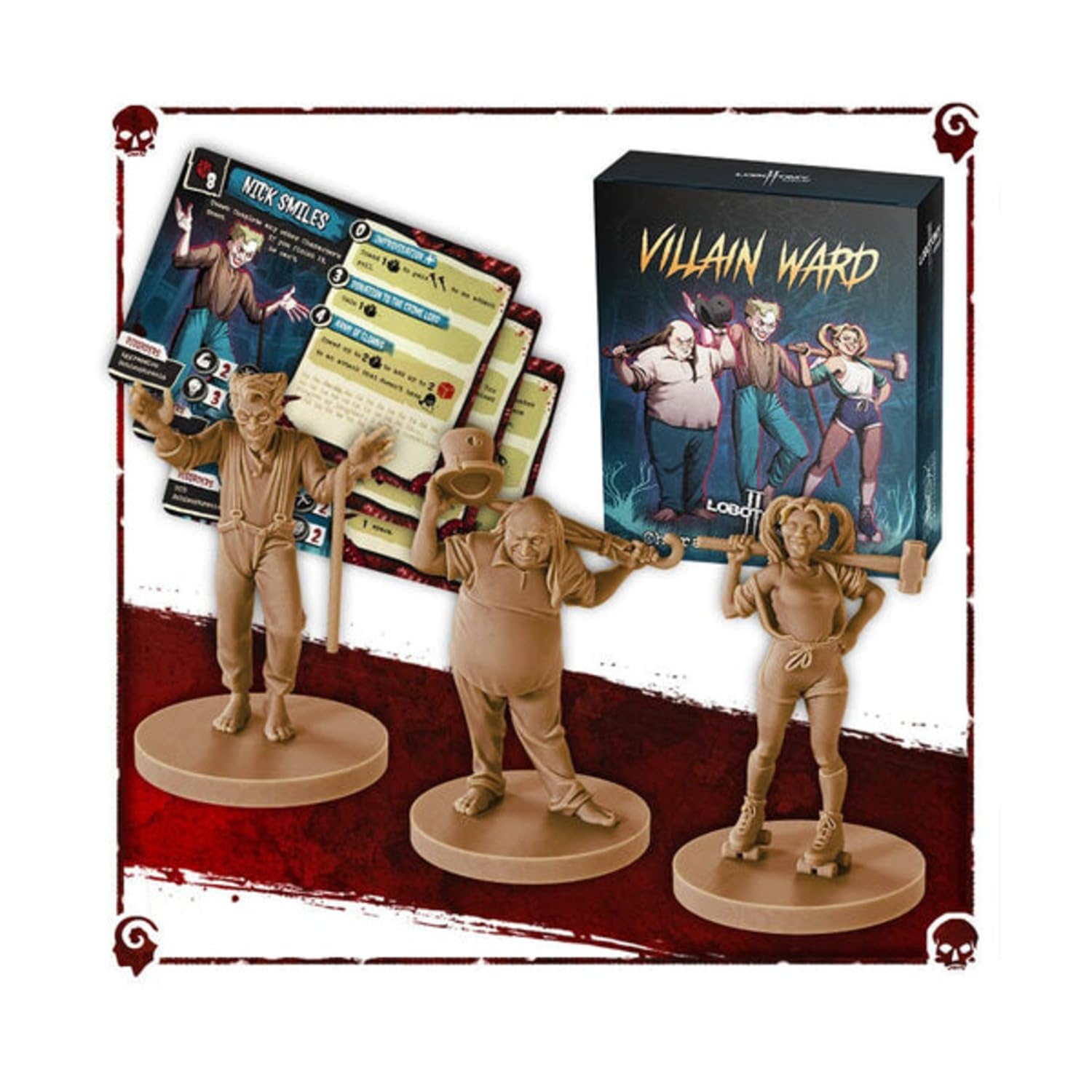 Titan Forge | Lobotomy 2: Manhunt - Villain Ward - Character Pack | Expansion | Criminal Masterminds Adds | Age 14+ | 1-5 Players | Franais Version - Image 2
