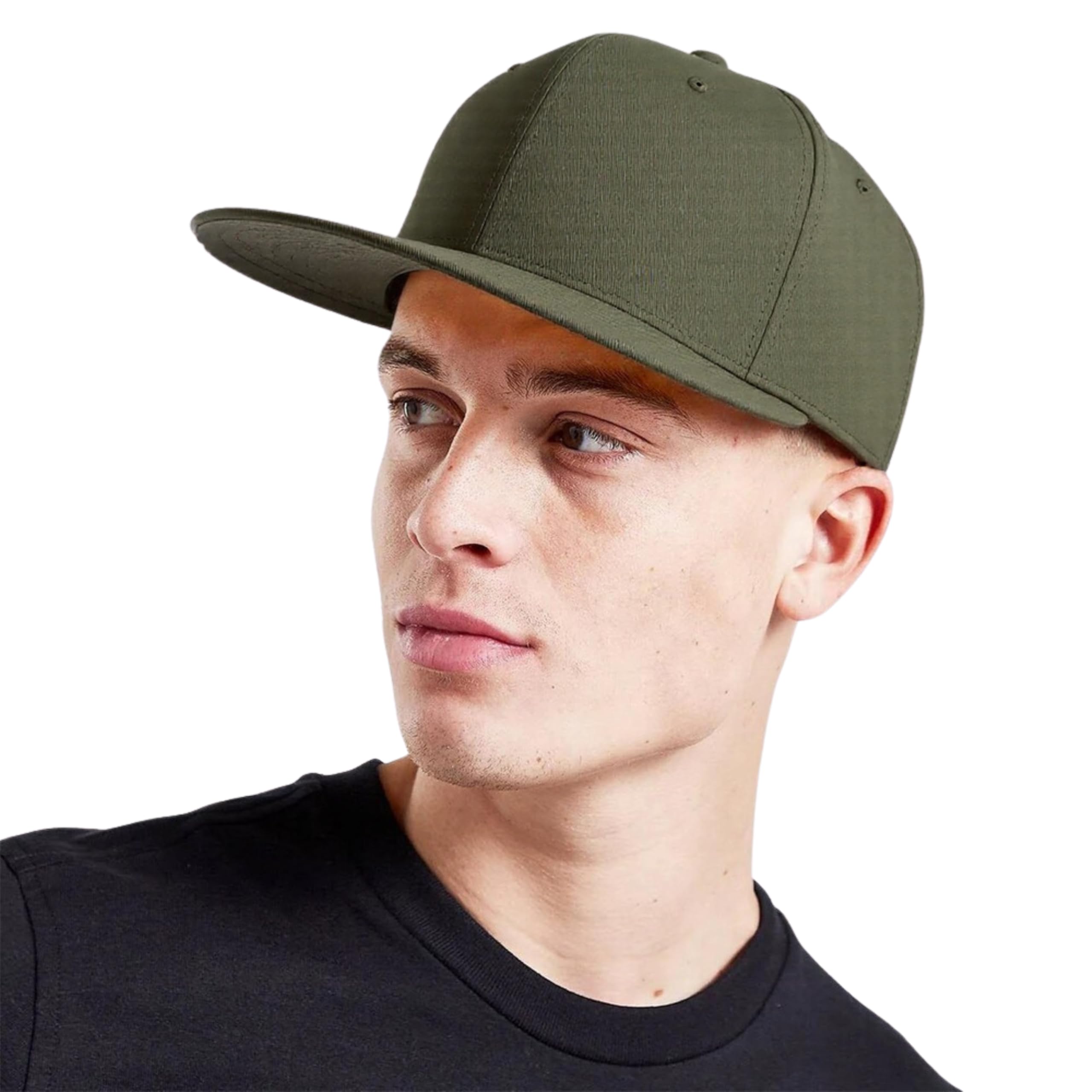 nice caps Snapback Cap for Men | Stylish Baseball Hat for Streetwear, Hip-Hop & Urban Swagger | Sun Protection Outdoor Cap | Adjustable, Trendy Active Headgear|-picture-53