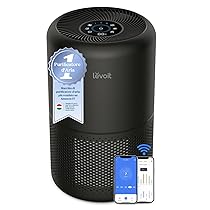 Levoit Purificatore d’Aria Core 300S con Filtro HEPA, CADR 258m³, h, per Ambienti fino a 54㎡, Rimuove il 99,97% di Particelle, Modalità Automatica e Sleep, Sensore di Qualità dell’Aria, 24 dB,Nero