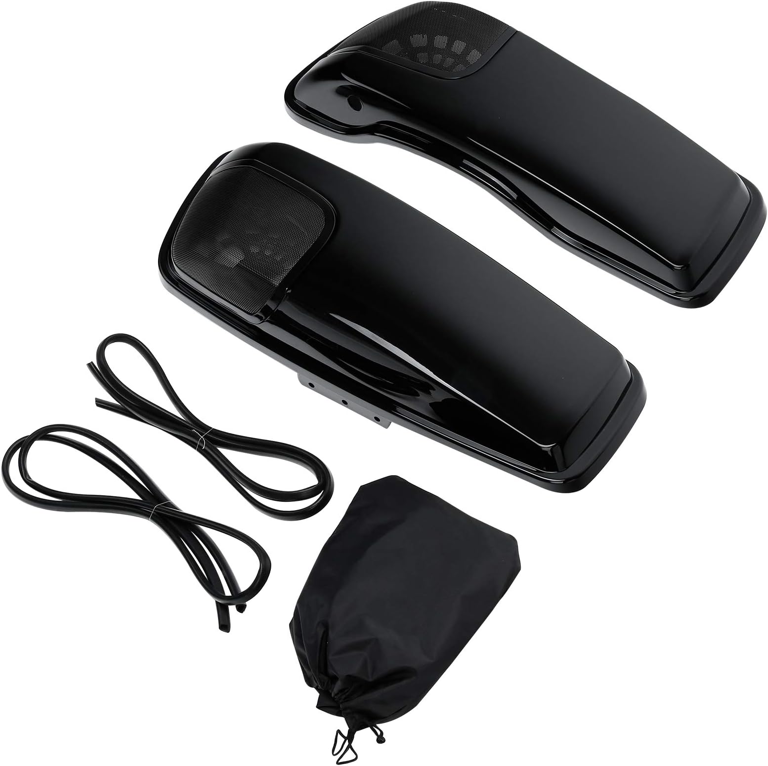 XMTMOTO 5" Stretched Saddlebag Speaker Lid Kit w/Saddlebag