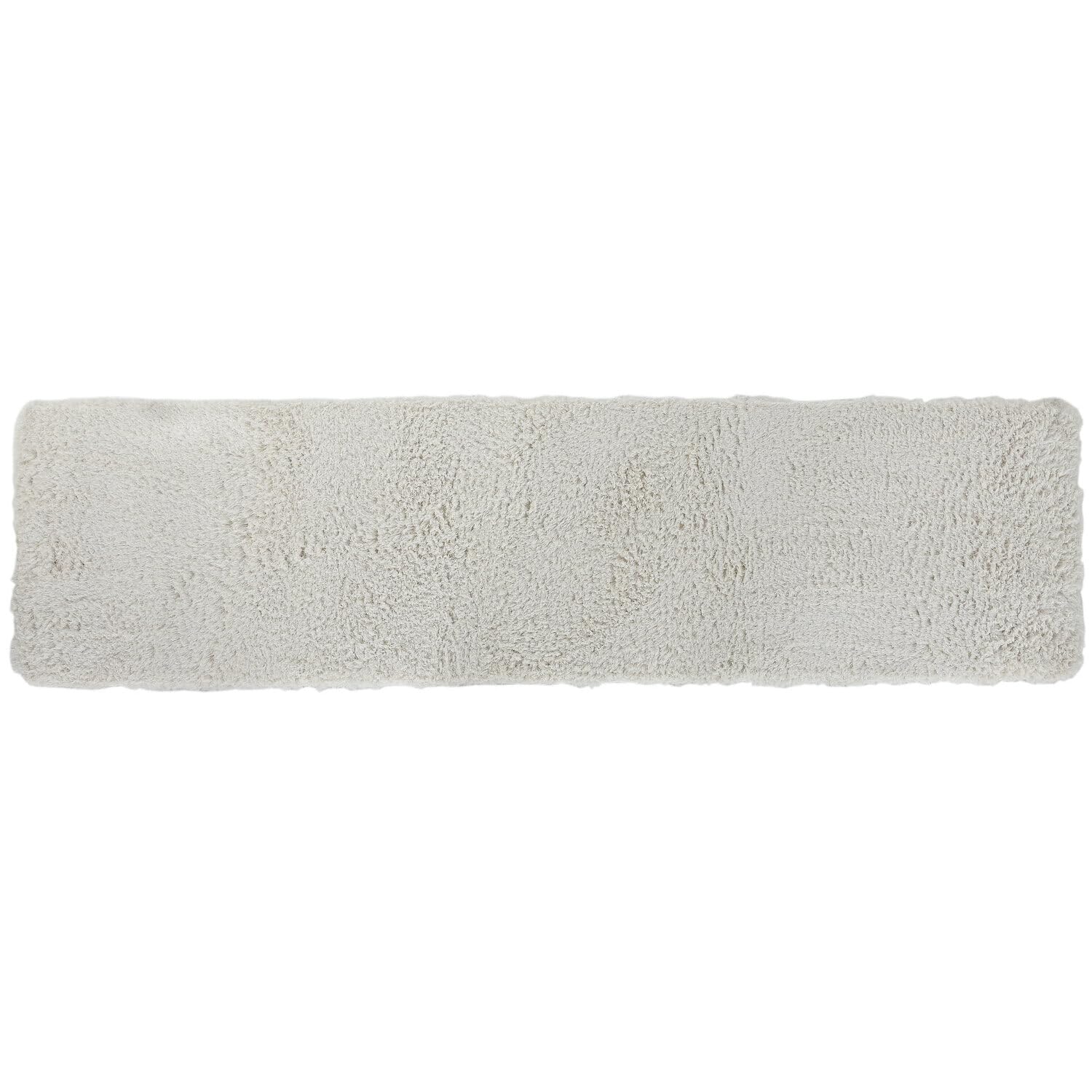 Tapis en polyester marfil 60x240 cm 340 GSM pour couloir