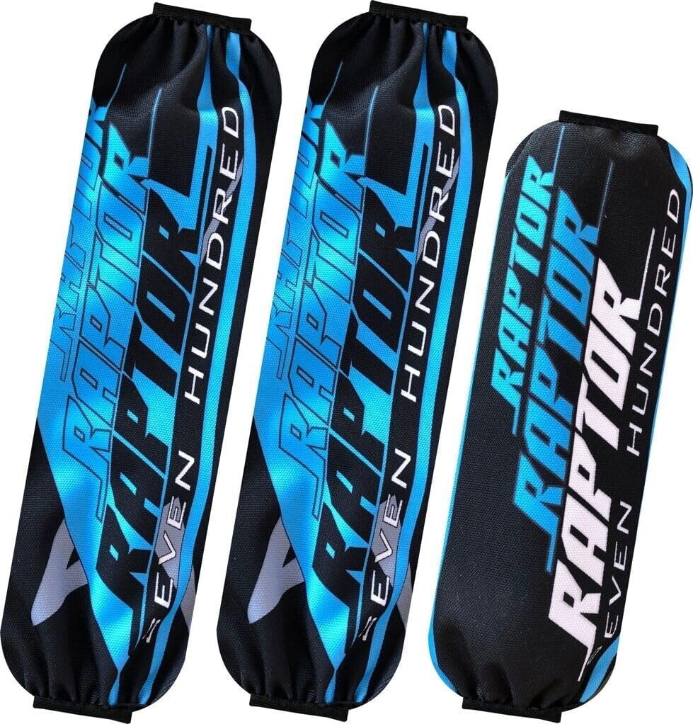 Protector de amortiguador de alta calidad para ATV compatible con Yamaha Raptor 90, 400, 450, 600, 700 – duradero, resistente al agua, fácil montaje (azul 2024)