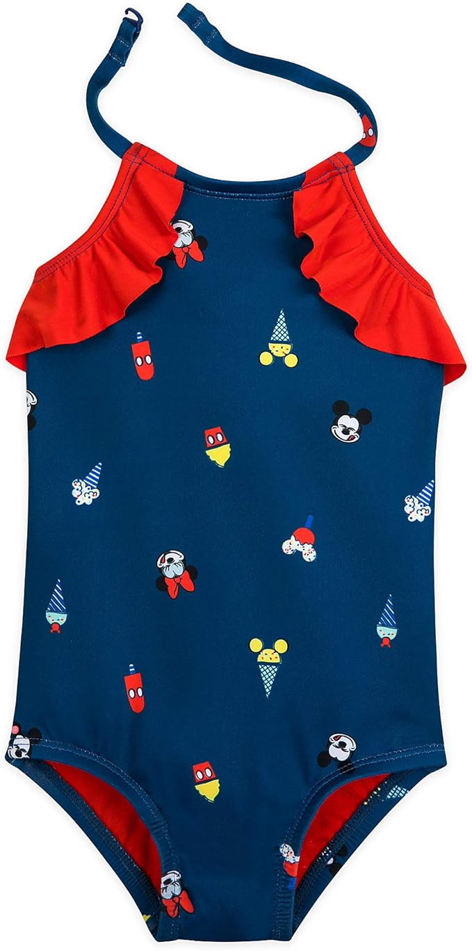 Amazon ディズニー ミッキーとミニーマウス 夏用 楽しい水着 女の子用 Us サイズ 5 6 カラー マルチカラー 水着 通販