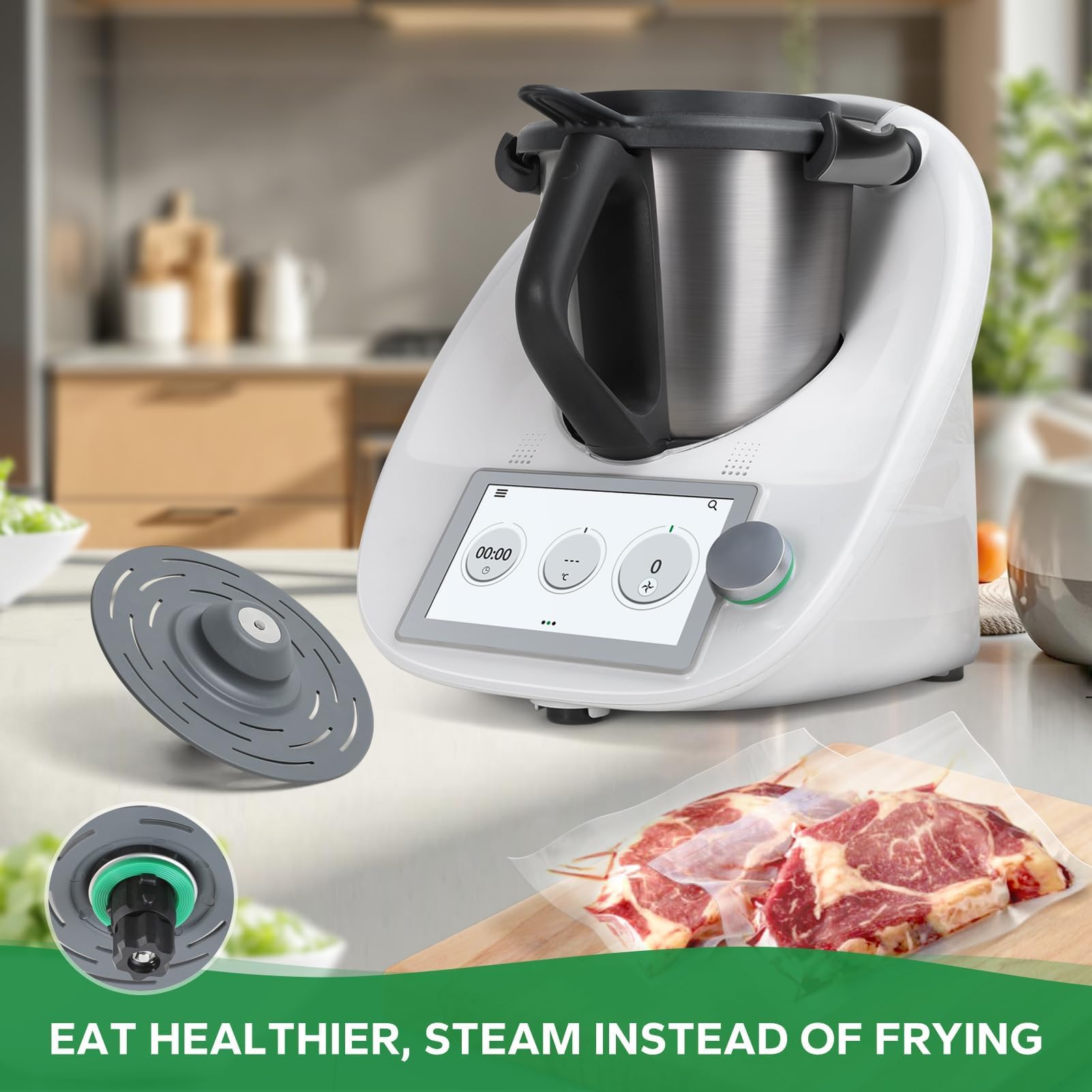 Części zamienne do noży mieszających stołu obrotowego dla Thermomix TM6, zamiennik noża do Thermomix TM5, akcesoriów Thermomix, ochrona żywności, osłona noża