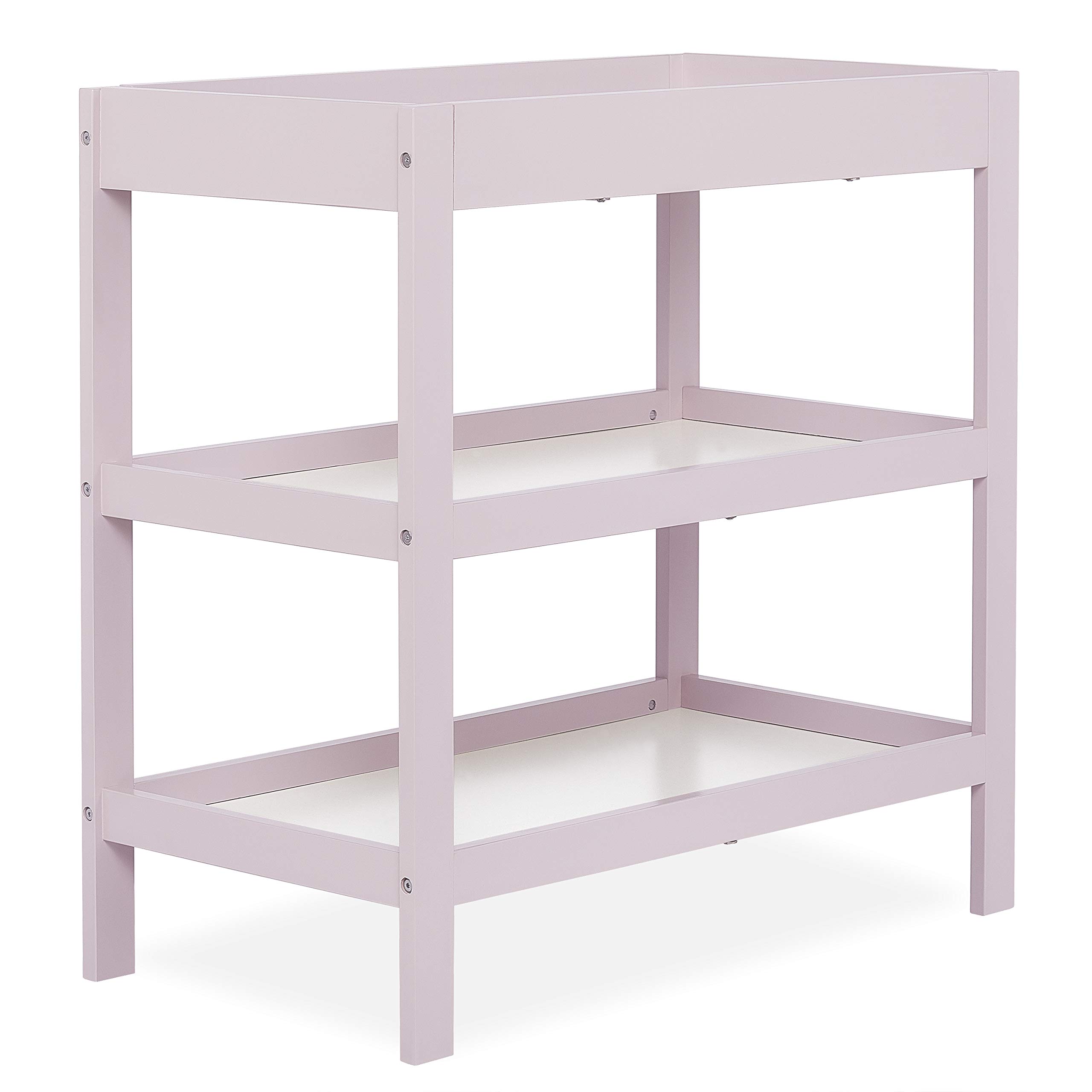 Dream On Me Dream On Me Ridgefield Changing Table in Blush Pink and White-image-13